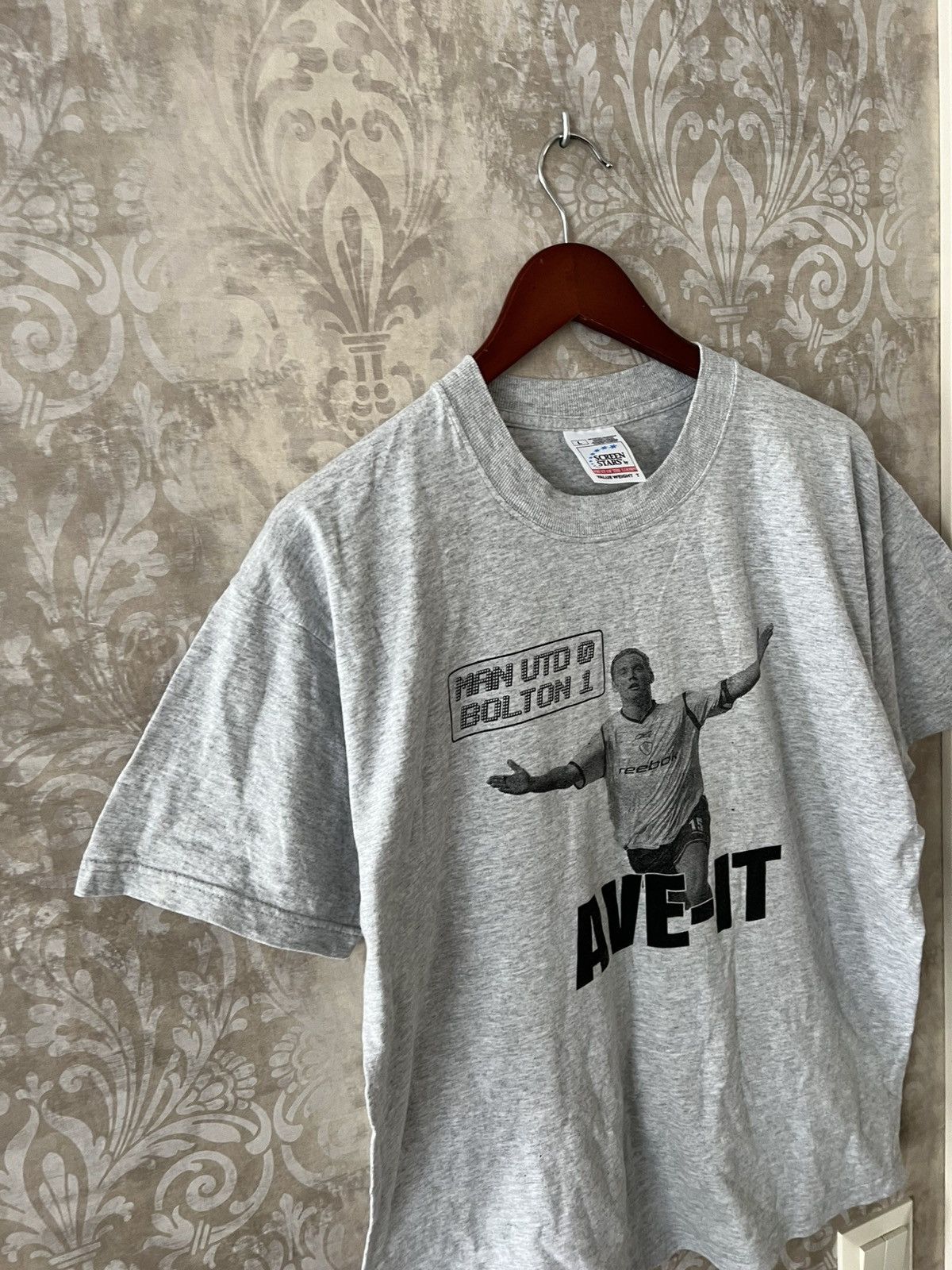 Vintage Vintage Kevin Nolan Bolton Wanderers Ave-It Football Tee Size US L / EU 52-54 / 3 - 6 Thumbnail