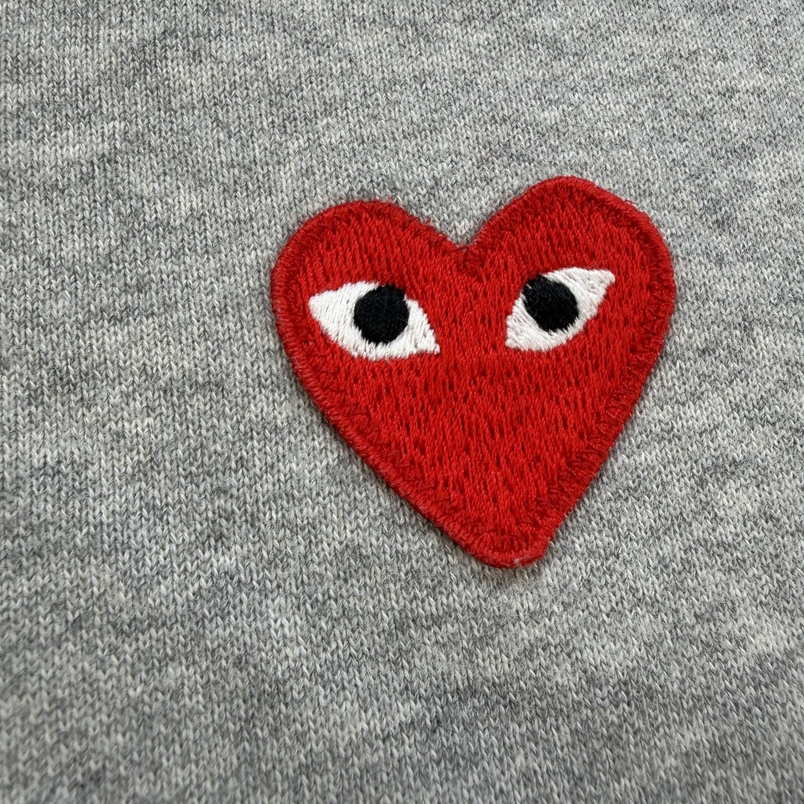 Comme des Garcons PLAY Comme des Garçons Gray Multi Heart Full Zip Jacket M Size US M / EU 48-50 / 2 - 5 Thumbnail