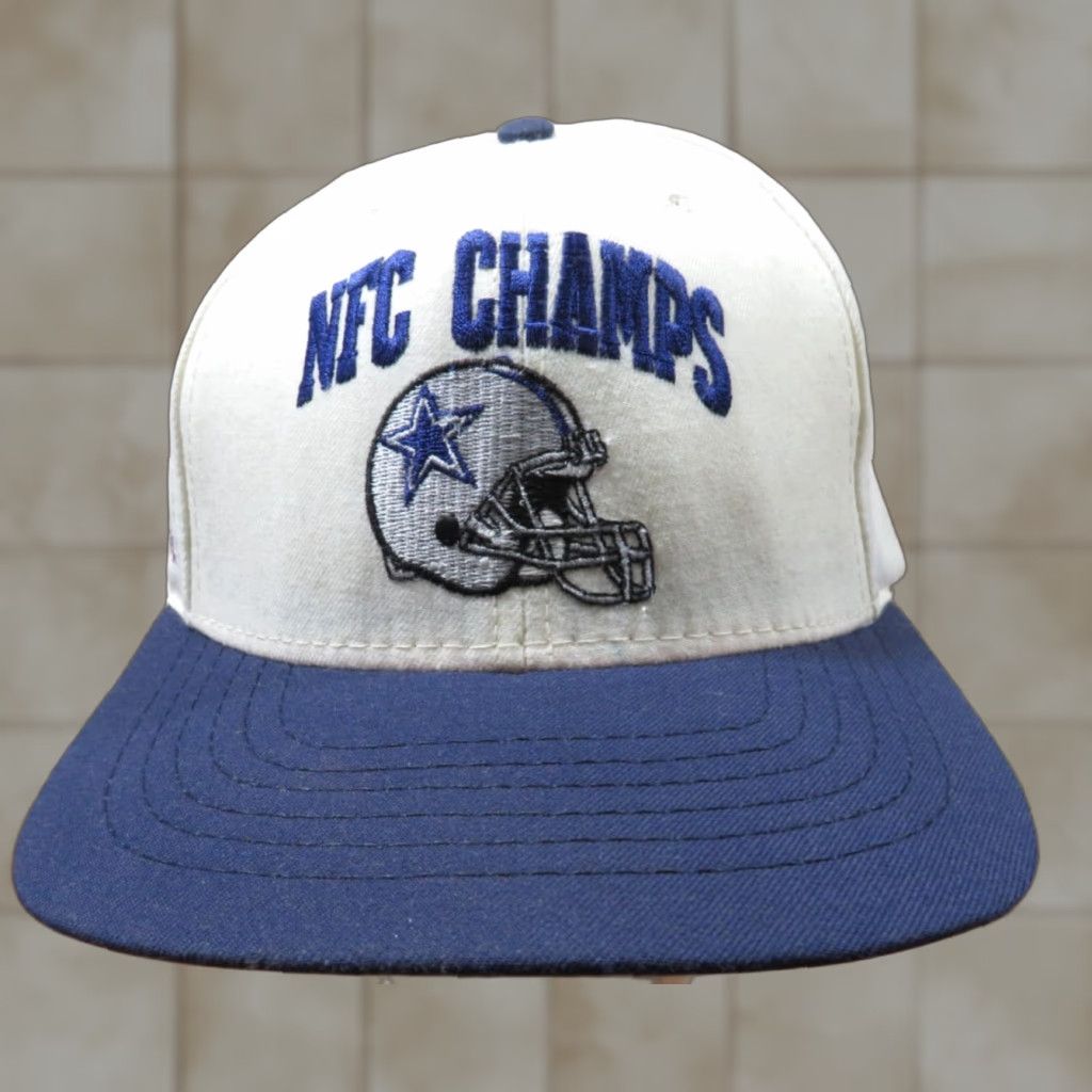 Logo 7 Vtg HaT Dallas Cowboys NFC Champs Superbowl XXVII Logo Trucker adjustable hat Size ONE SIZE - 1 Thumbnail