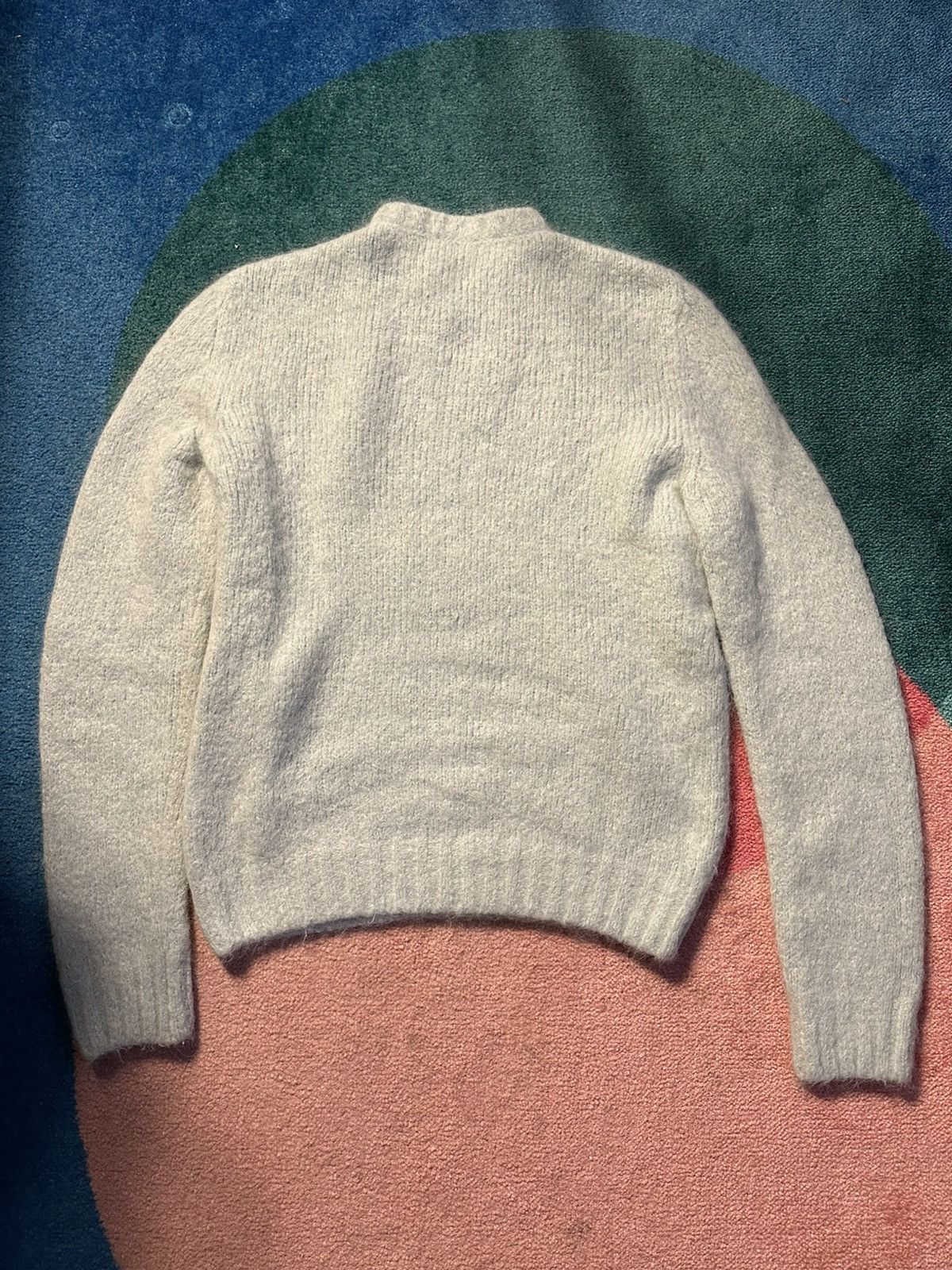 A.P.C. A.P.C Lucci Sweater Pale Green Size US L / EU 52-54 / 3 - 4 Thumbnail