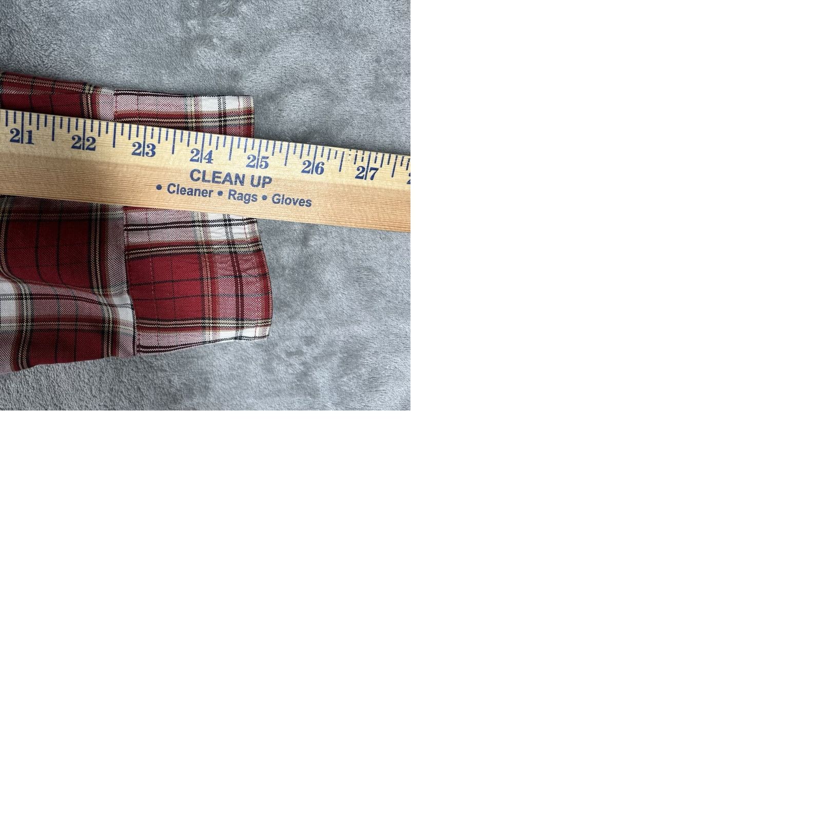 Vintage Towncraft Men 4XLT Flannel Plaid Button-Down Shirt Long Sleeve Casual Red 60% Cotton 40% Polyester Big & Tall with Pockets Size US XXL / EU 58 / 5 - 11 Thumbnail