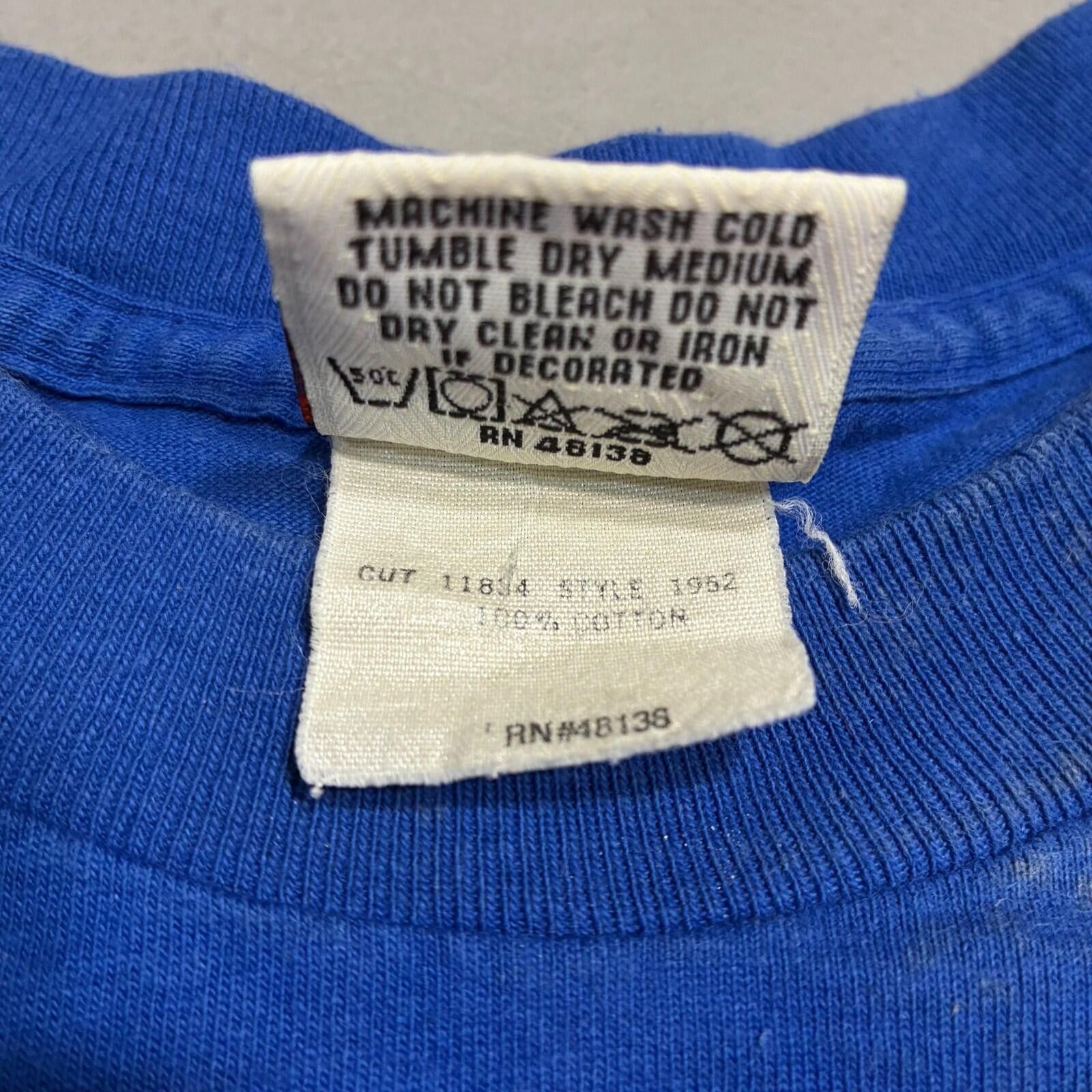 Nutmeg vtg new york mets nutmeg mlb tee made in usa 80s Size ONE SIZE - 5 Thumbnail