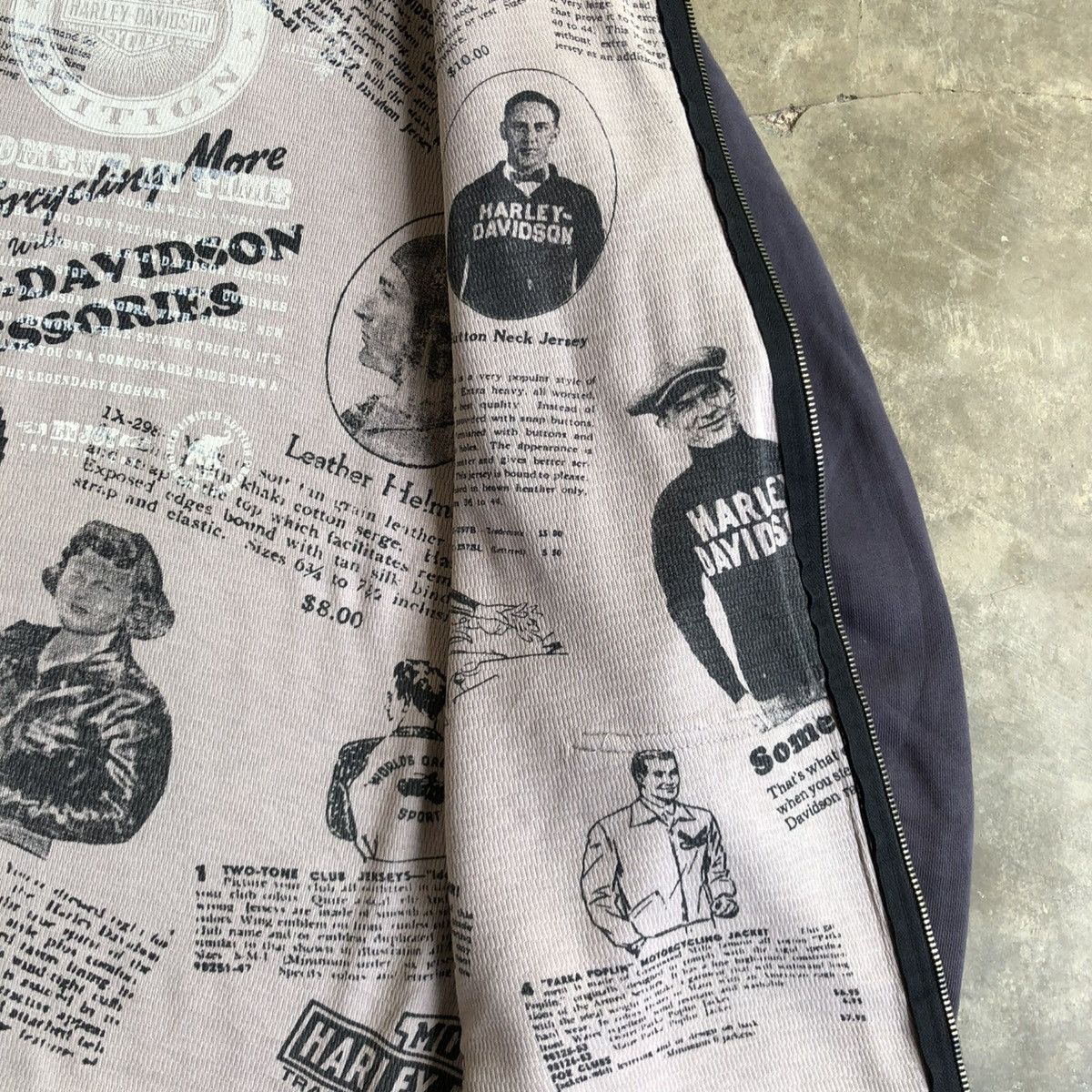 Harley Davidson Trashed🔥Vintage Harley Davidson Motorcycle Ziphoodie Size US XL / EU 56 / 4 - 13 Thumbnail