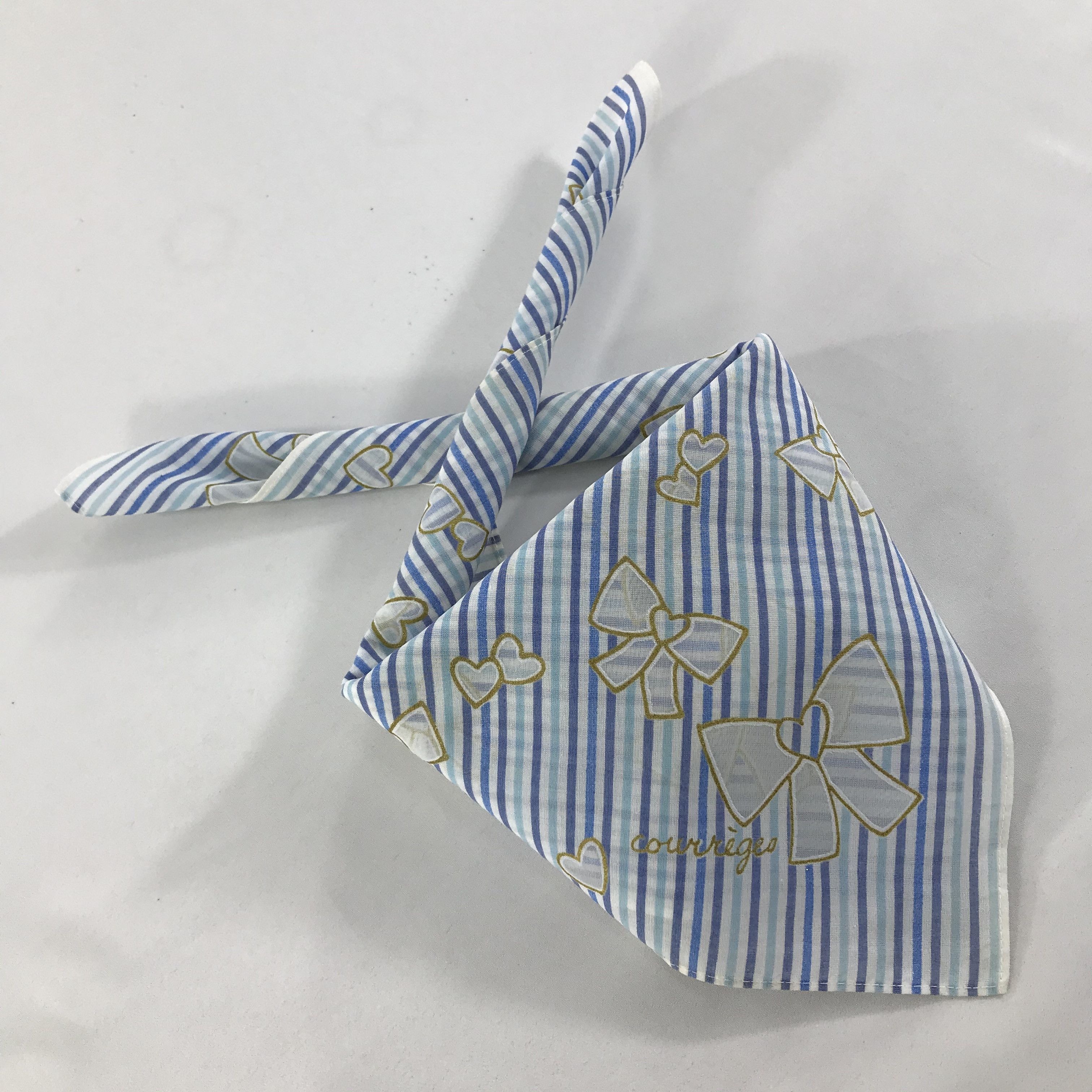Courreges × Vintage Courreges Bandana / Handkerchief / Neckerchief - S1538 Size ONE SIZE - 4 Thumbnail