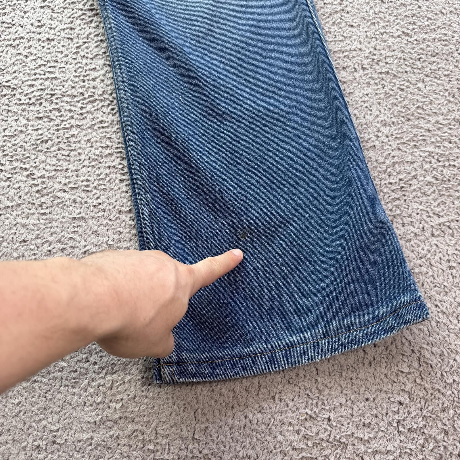 Levi's Levis 517 Bootcut Jeans Mens 40x29 Blue Distressed Faded Y2K Size US 40 / EU 56 - 7 Thumbnail