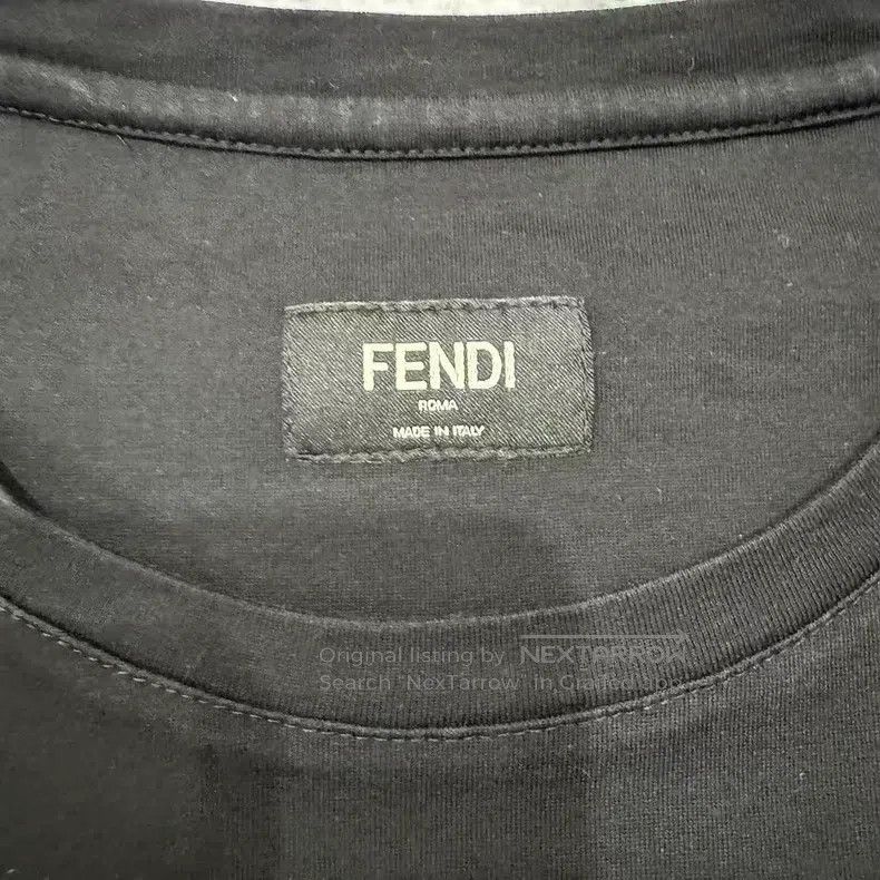 Fendi Fendi Black Chest Embroidered Logo Short Sleeve Size US S / EU 44-46 / 1 - 2 Thumbnail