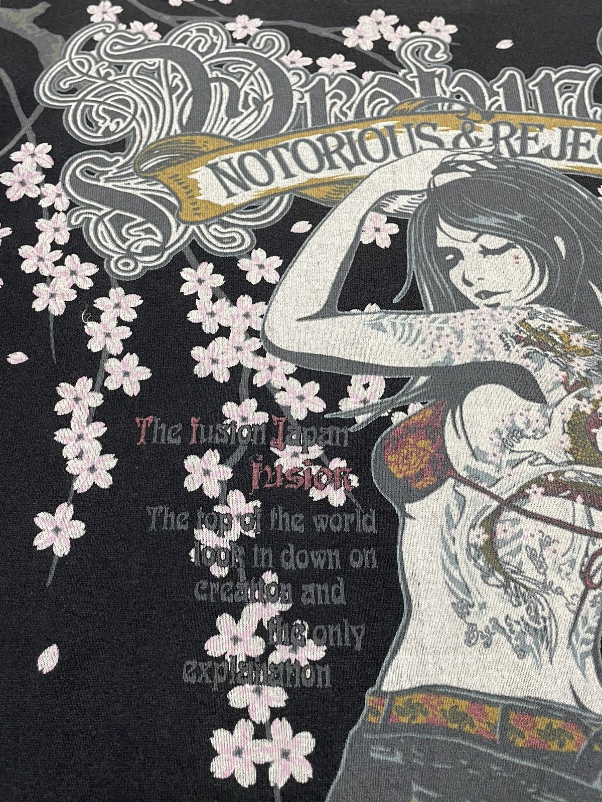 Bullet Noise Notorious & Rejecting Yakuza Girl Love Poem Japan Culture Size US XL / EU 56 / 4 - 12 Thumbnail