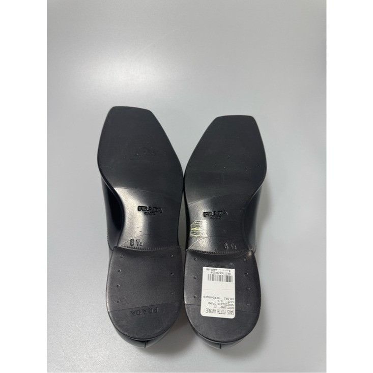 Prada PRADA Runway Silver Square Toe Dress Shoes 2EA165 Black Men’ Size US 8.5 / EU 41-42 - 10 Thumbnail