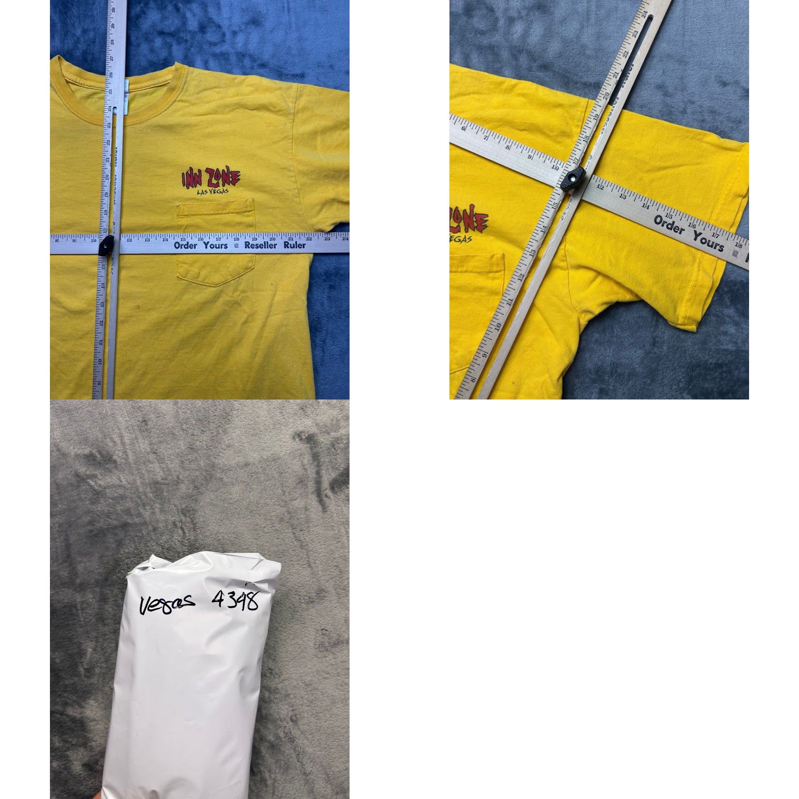 Gildan VINTAGE Las Vegas You Miss 100% Of The Shots You Don't Take T Shirt Large Casino Tee Men L Yellow Graphic Print 90s Dad Money Classic Size US L / EU 52-54 / 3 - 8 Thumbnail