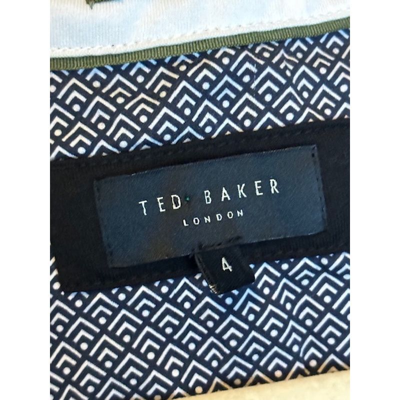 Ted Baker Ted Baker Shirt Men's Size 4 US Size Large Polo Black White Size US L / EU 52-54 / 3 - 3 Thumbnail