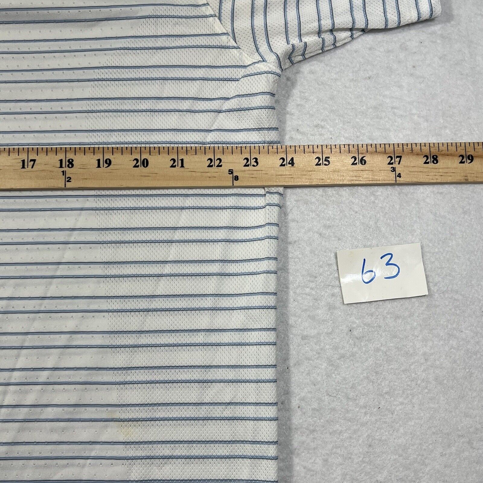 Nike Nike Golf Dri Fit Short Sleeve Athletic Polo White Striped Size US XL / EU 56 / 4 - 8 Thumbnail