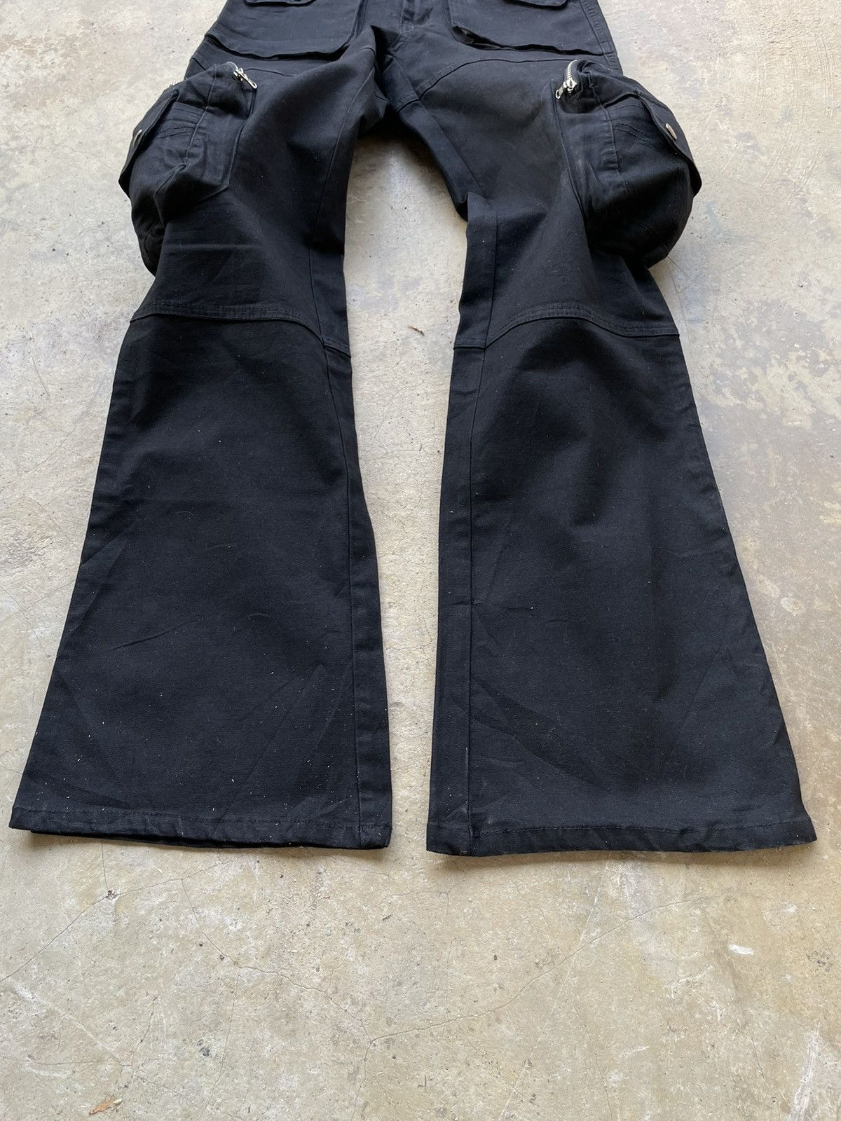If Six Was Nine Japanese Brand Multipocket Tactical Cargo Flared Pant Size US 27 - 4 Thumbnail