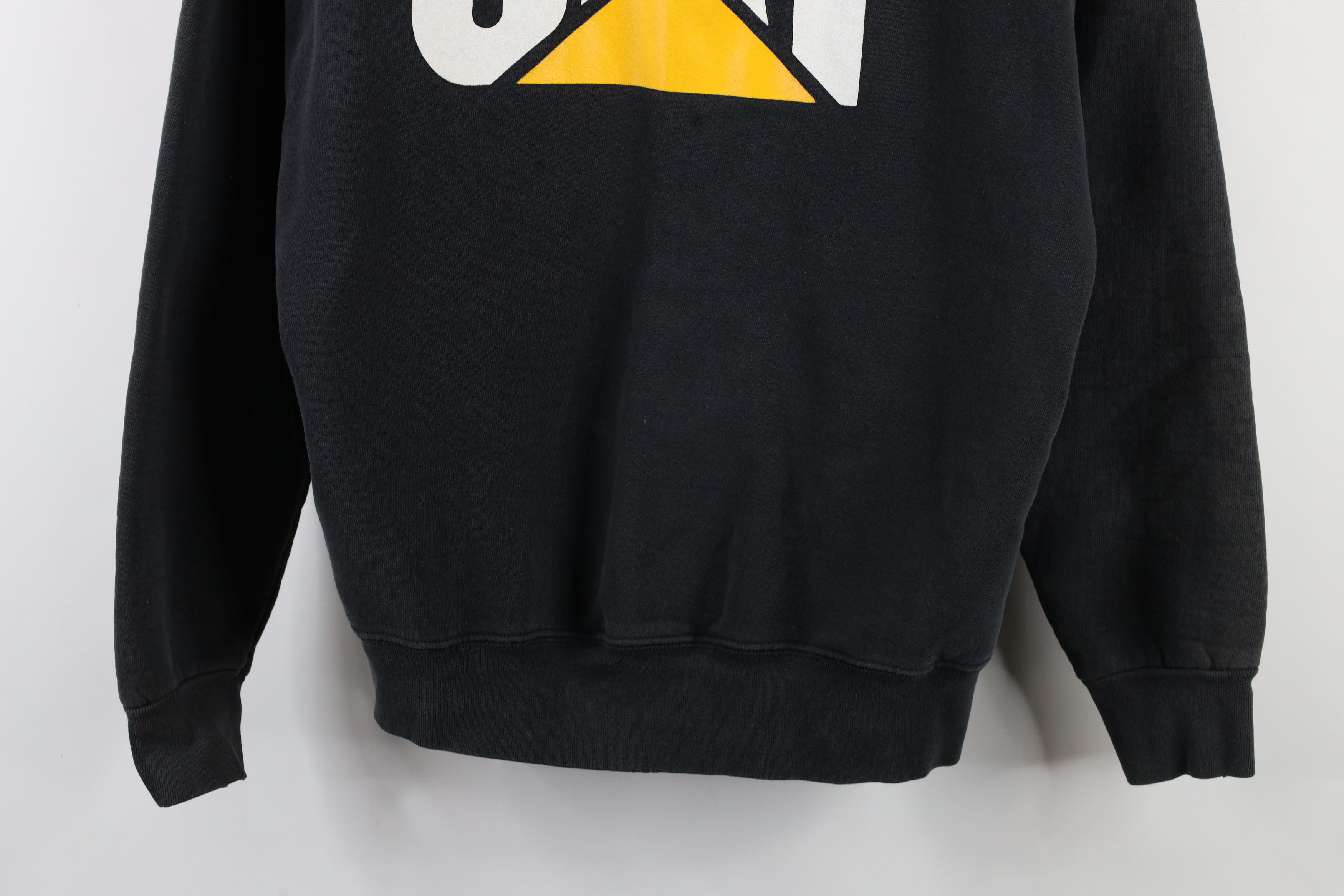 Caterpillar × Vintage Vintage 90s Cat Caterpillar Out Big Logo Sweatshirt USA Size ONE SIZE - 3 Thumbnail