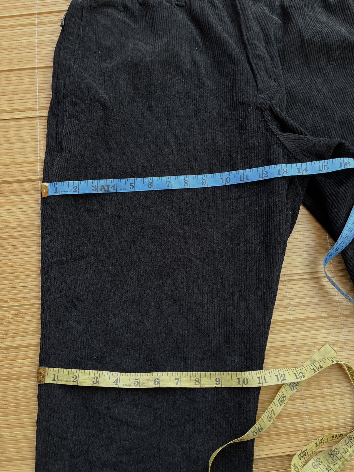 Japanese Brand Fieldcore corduroy triple black pants Size US 35 - 8 Thumbnail