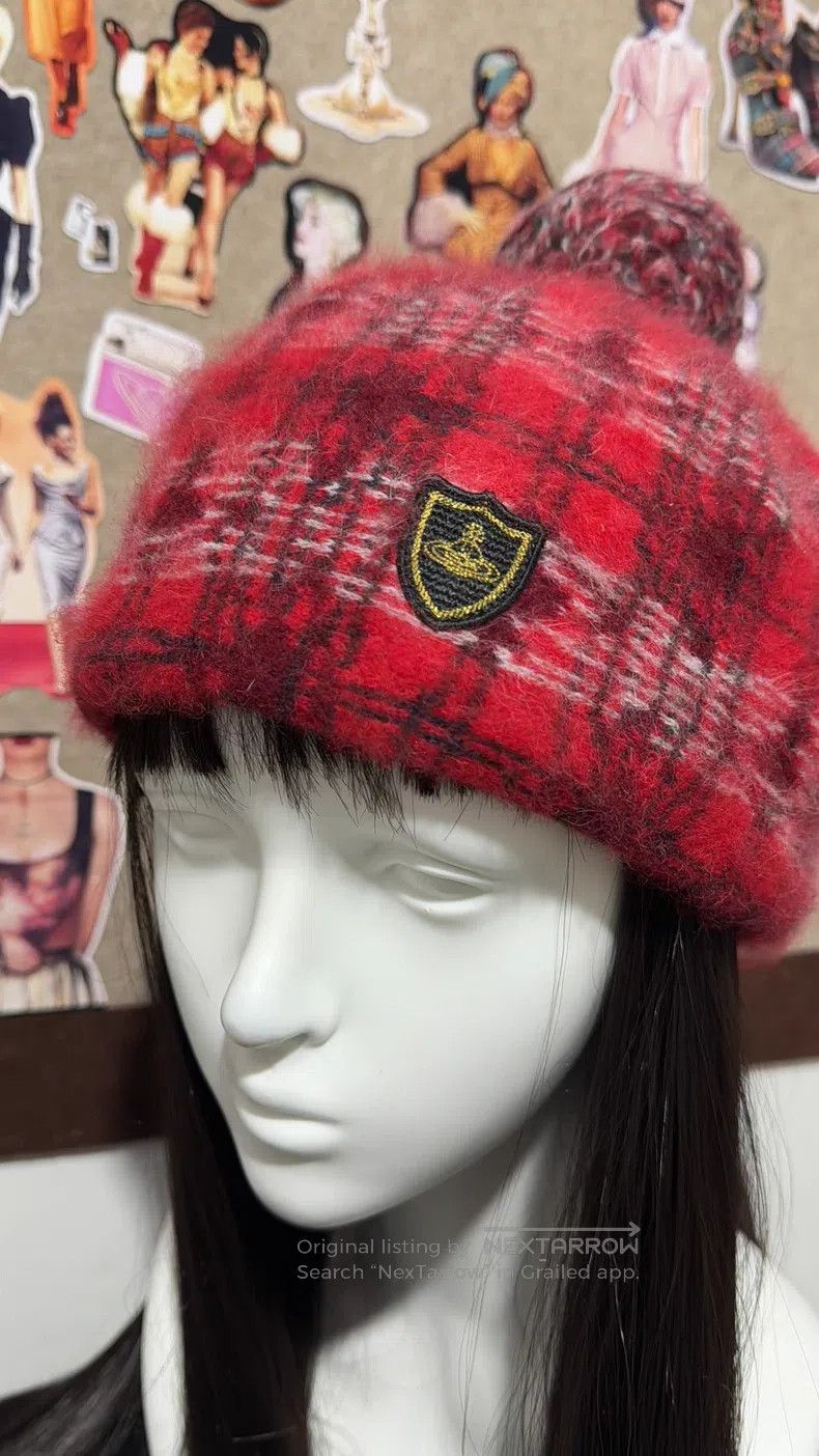 Vivienne Westwood Vivienne Westwood Vintage Red Velvet Beret with Bells Size ONE SIZE - 4 Thumbnail