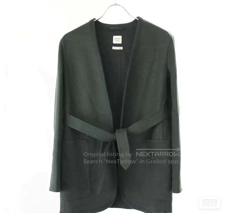 Hermes Hermes Cashmere and Wool Blended Jacket, Simple Style Size XXS / US 00 / IT 34 - 5 Thumbnail