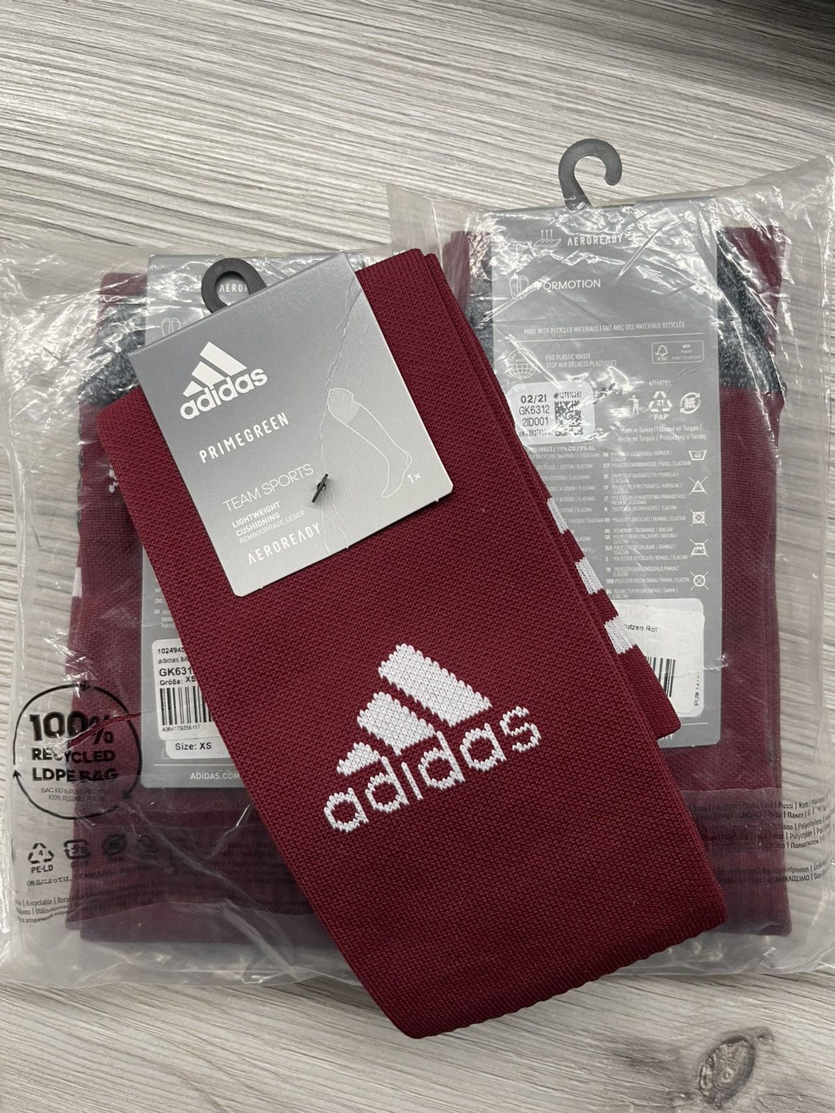 Vintage adidas Mi Adi 21 Soccer Socks 1 Pair XS SIZE GK6312 Size 26 - 5 Thumbnail