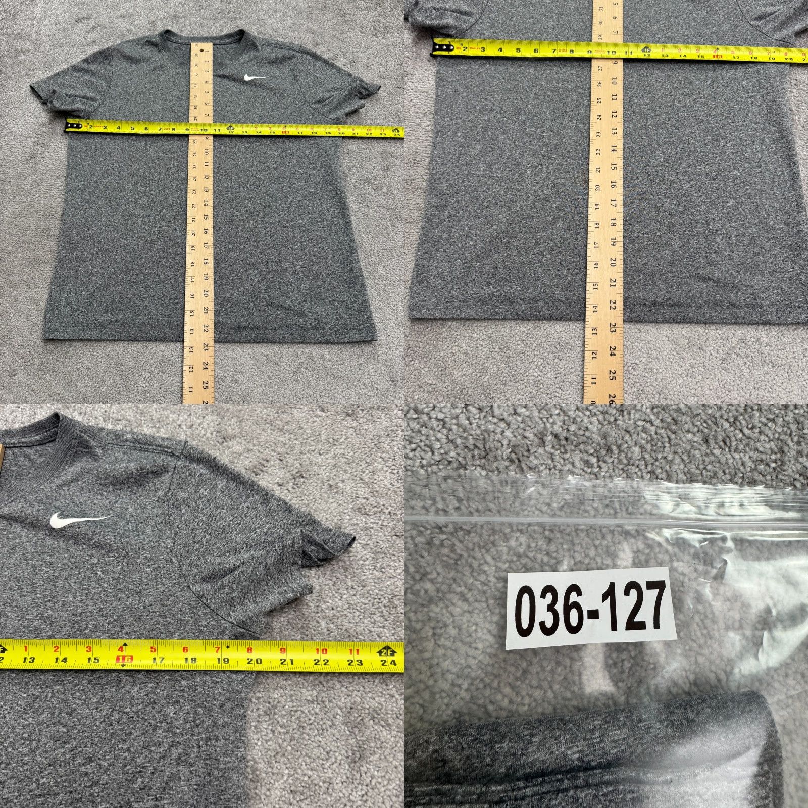 Nike Nike Dri-Fit T-Shirt Women's Medium Heather Gray Performance Tee The Nike Tee Dri-Fit Active T-Shirt Womens Medium Heather Gray Performance Tee Size M / US 6-8 / IT 42-44 - 8 Thumbnail