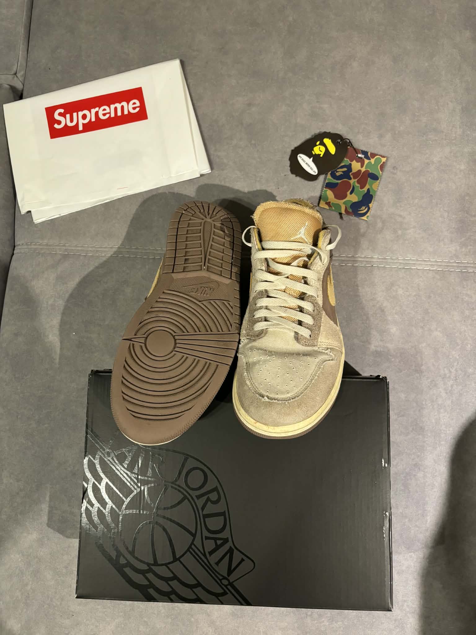 Jordan Brand Jordan 1 low se craft Size US 10.5 / EU 43-44 - 4 Thumbnail