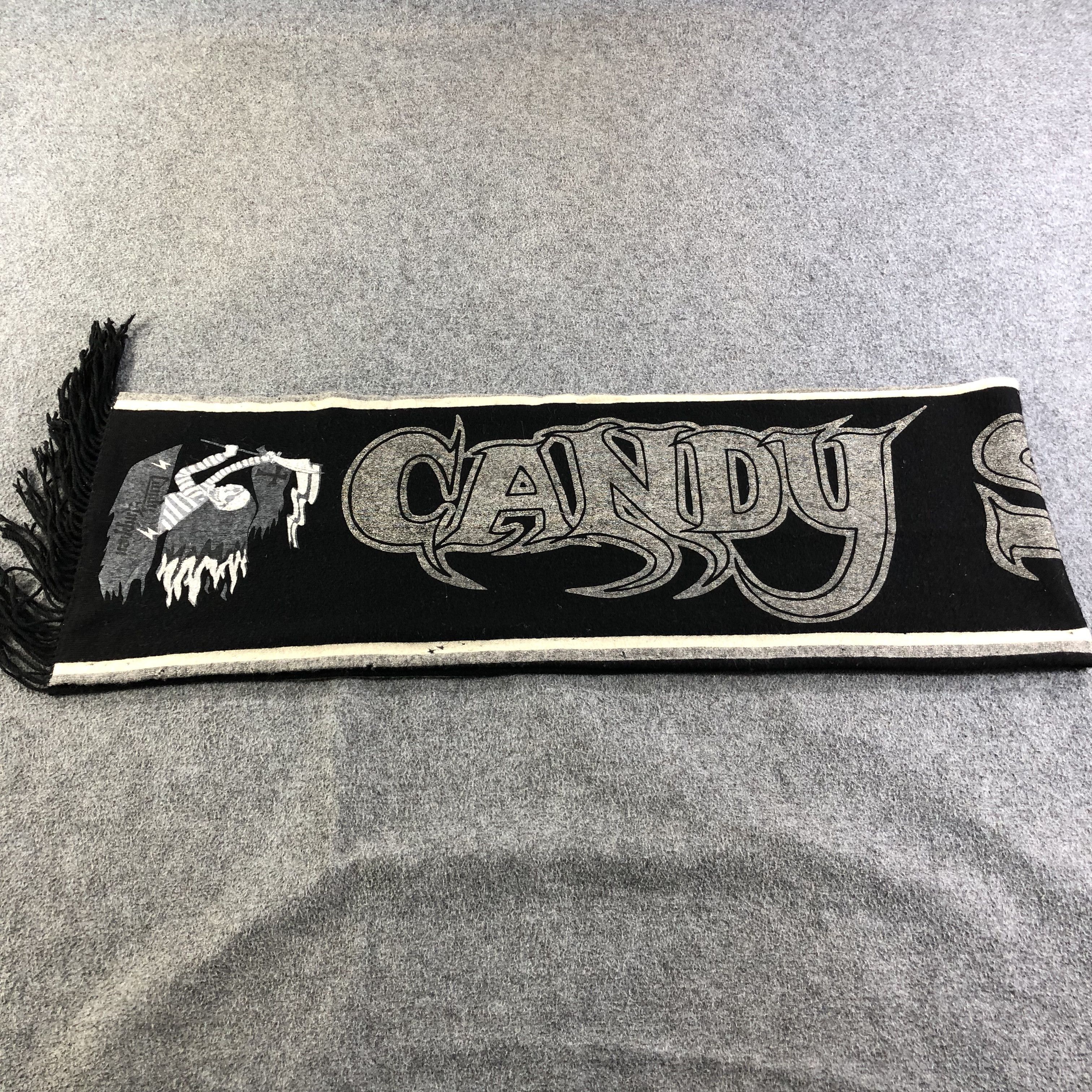 Vintage Candy Stripper Wool Scarf Muffler V1907 Size ONE SIZE - 1 Thumbnail