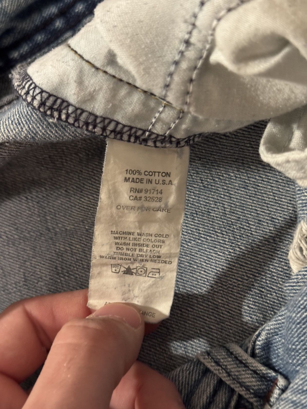 Armani Exchange Y2K Armani Exchange Light Blue Distressed Bootcut Jeans Size US 34 / EU 50 - 9 Thumbnail