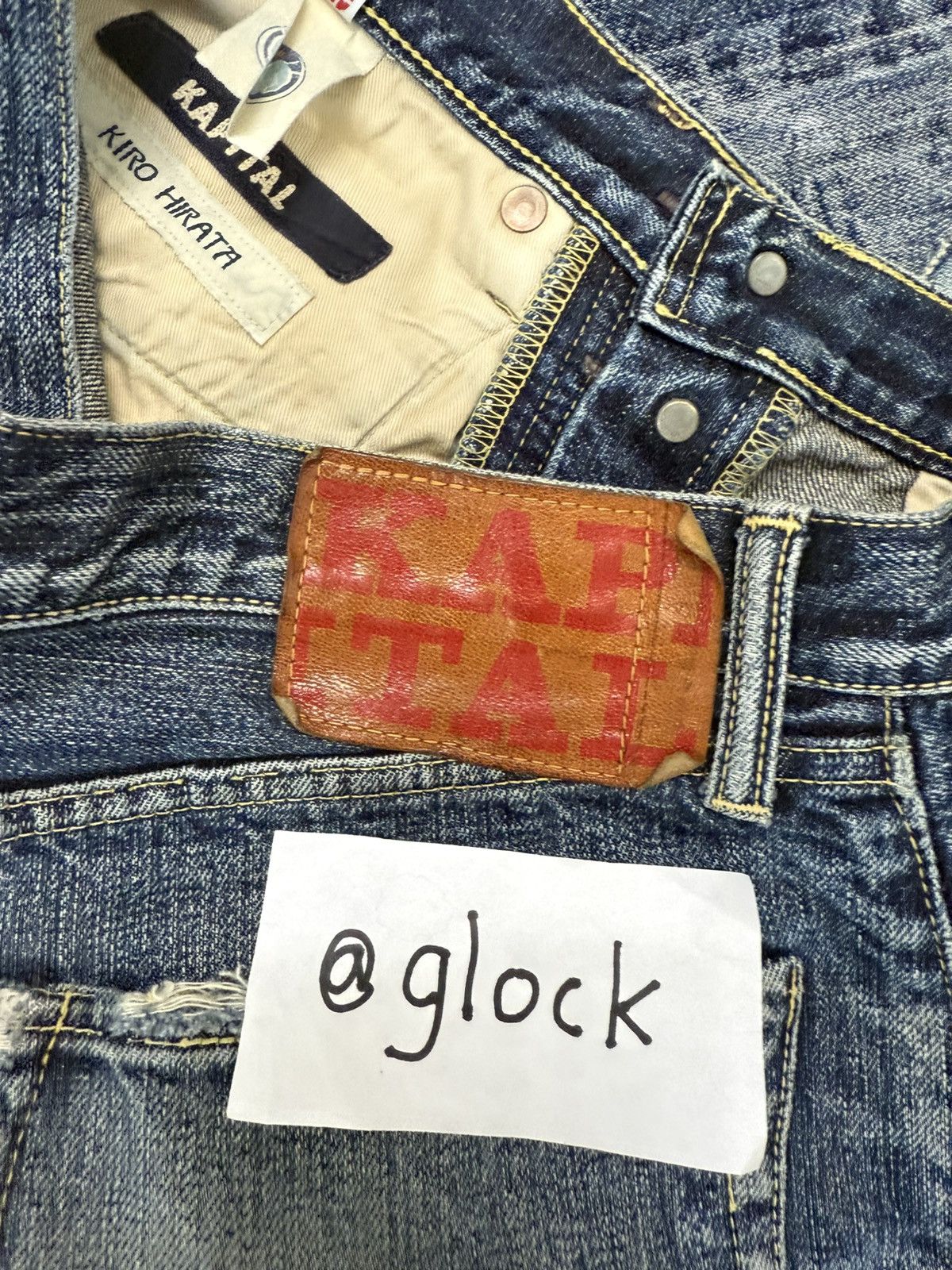 Kapital Kapital Distressed Boro Patchwork Denim Jeans Size US 30 / EU 46 - 7 Thumbnail
