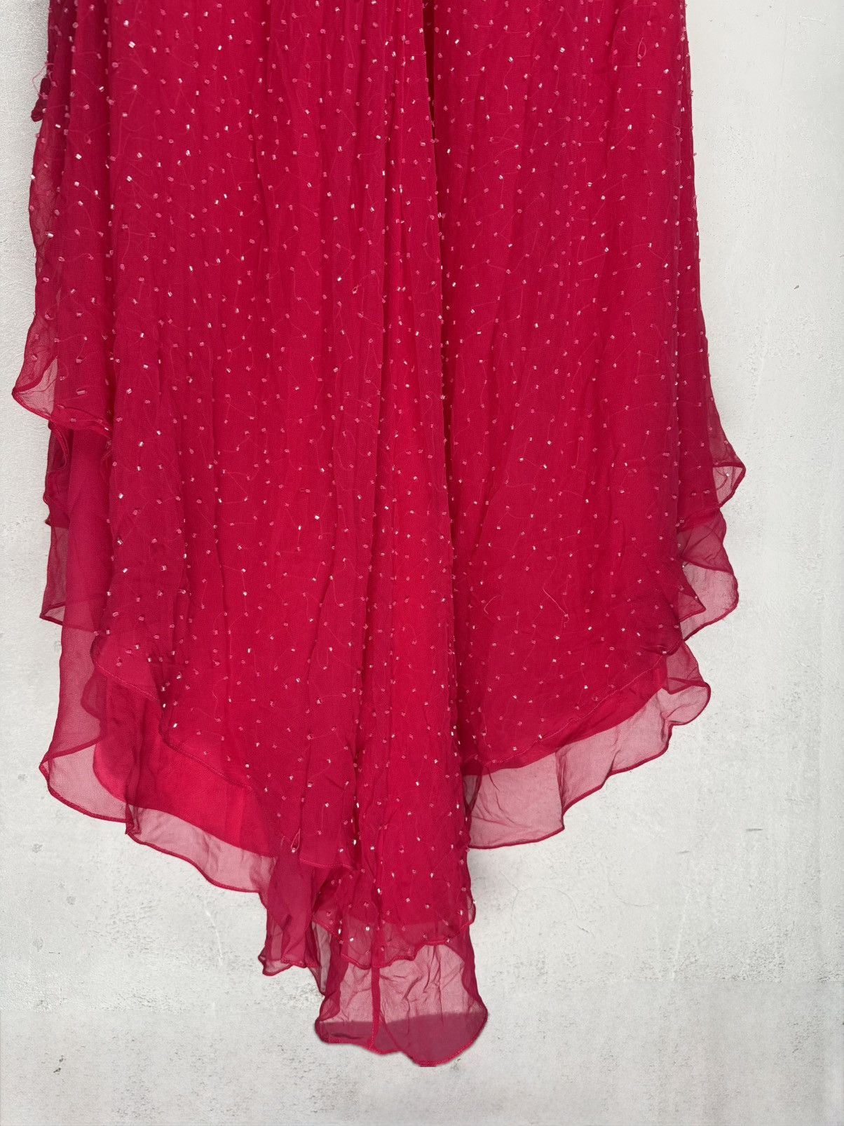 Other Dolce Jovani Silk Beaded Strapless Evening Gown Couture y2k Size M / US 6-8 / IT 42-44 - 9 Thumbnail