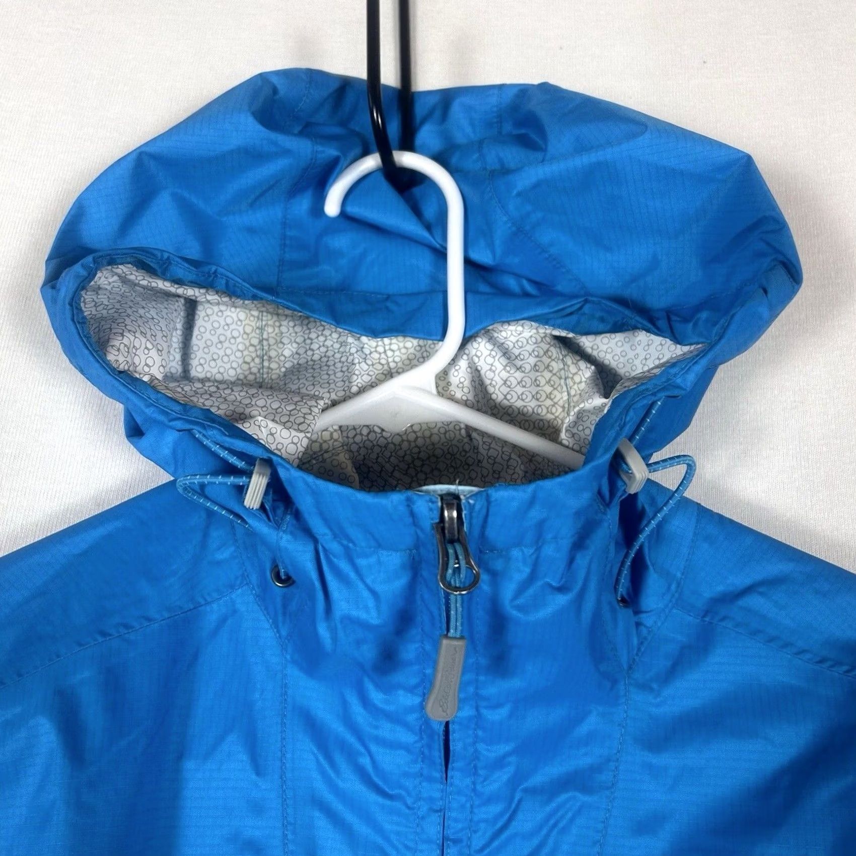 Eddie Bauer Eddie Bauer Weatheredge Jacket Womens TS Small Tall Blue Full Zip Hooded Size S / US 4 / IT 40 - 2 Thumbnail