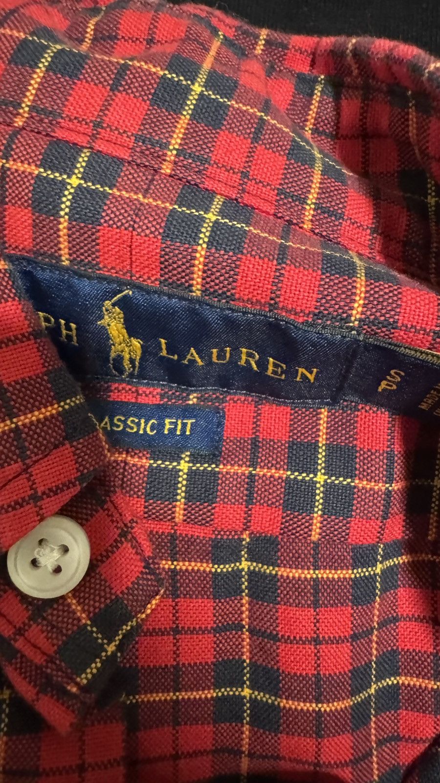 Polo Ralph Lauren Red Plaid Polo Button Up Size US S / EU 44-46 / 1 - 2 Thumbnail