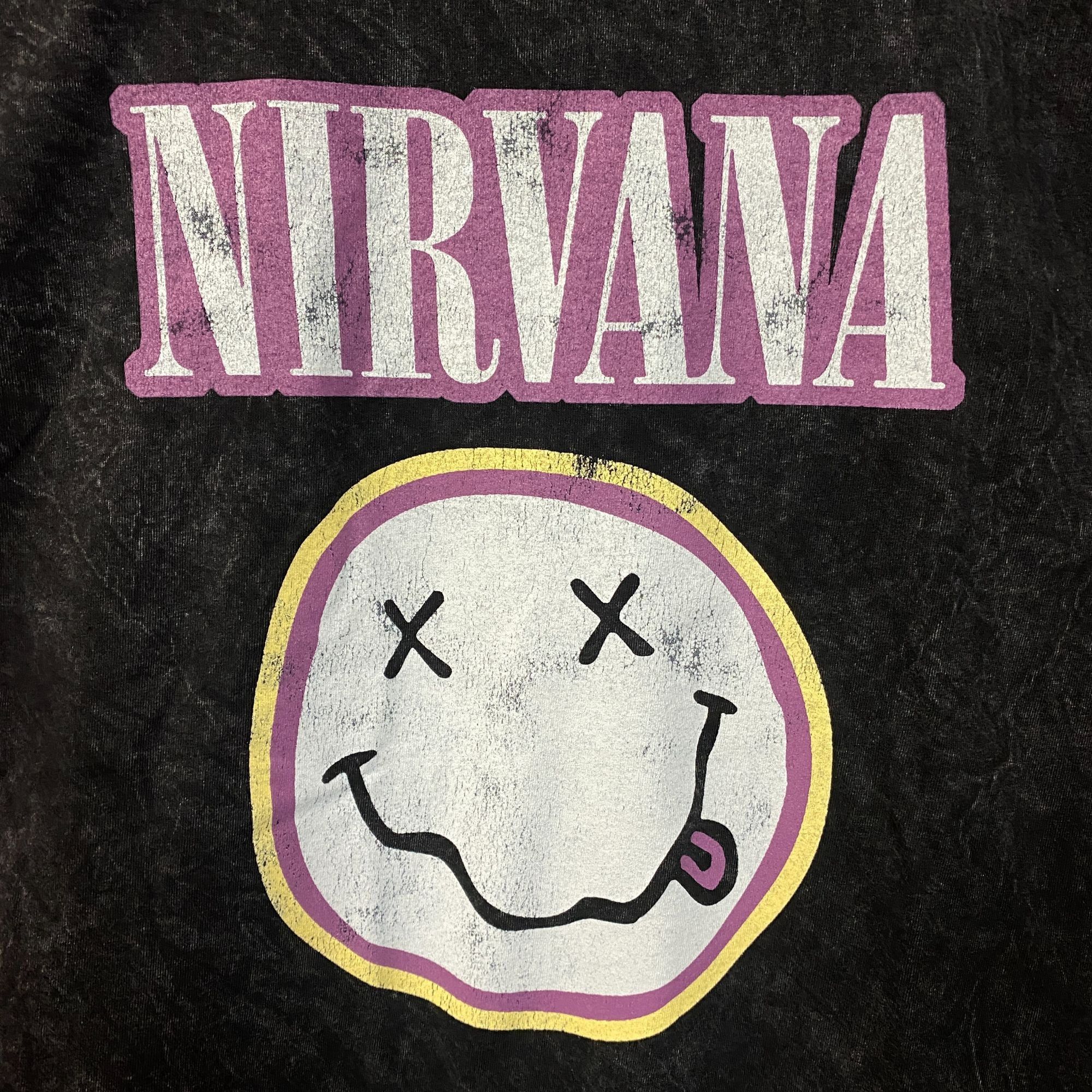Nirvana Nirvana Dead Smiley Face Logo Mineral Wash T-Shirt Large Size US L / EU 52-54 / 3 - 4 Thumbnail