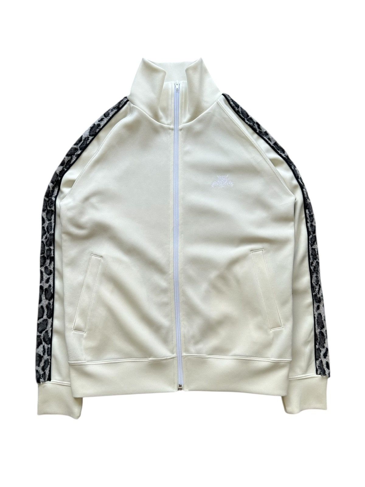 If Six Was Nine 00’s EDGE RUPERT leopard zipper track sweater Size US M / EU 48-50 / 2 - 2 Thumbnail