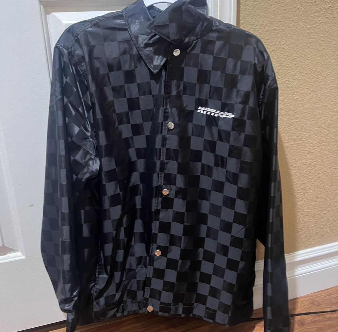 Kith Kith Checkered Satin Kieran Coaches Jacket Size US M / EU 48-50 / 2 - 1 Thumbnail
