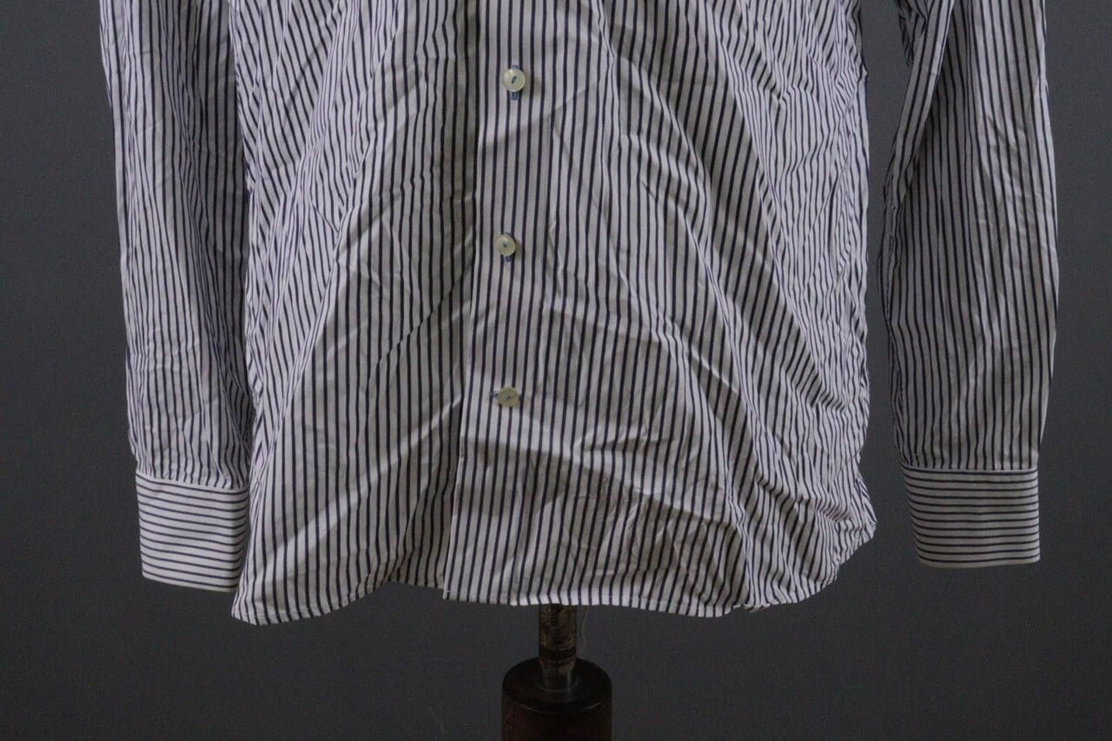 Flower Mountain Eton Contemporary Striped Floral Dress Shirt Size 16 41 Size US L / EU 52-54 / 3 - 5 Thumbnail