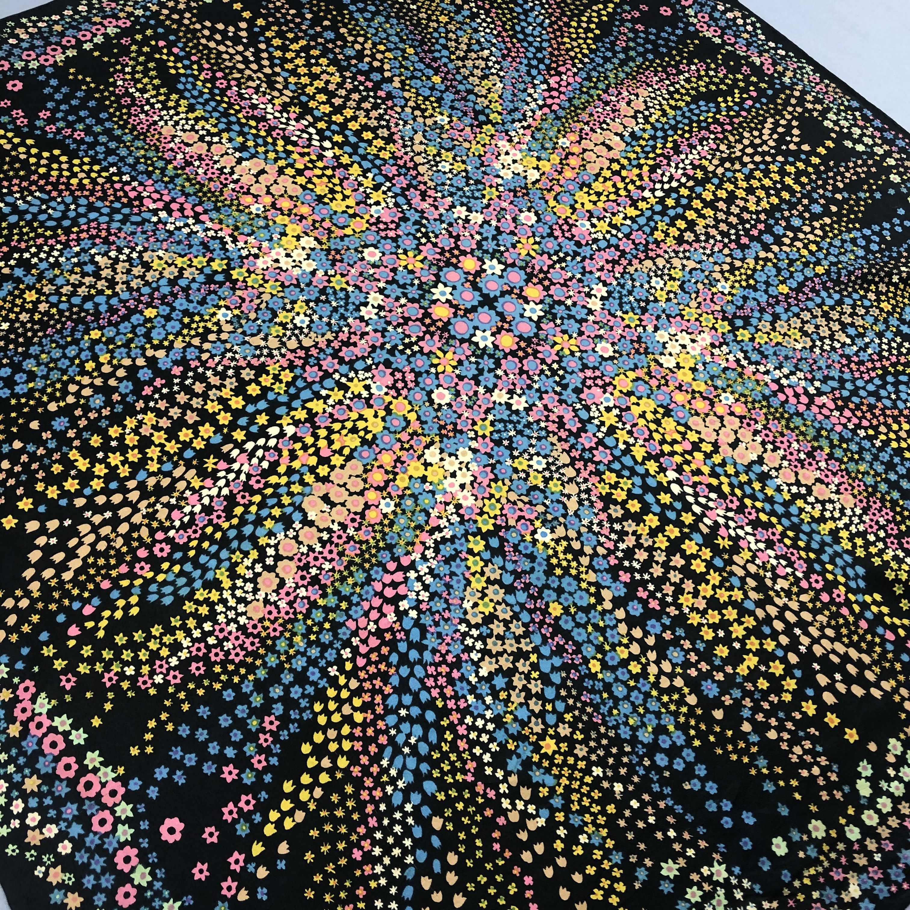 Other Vintage SILK Scarf Twill Stole Wraps 56789 Size ONE SIZE - 5 Thumbnail