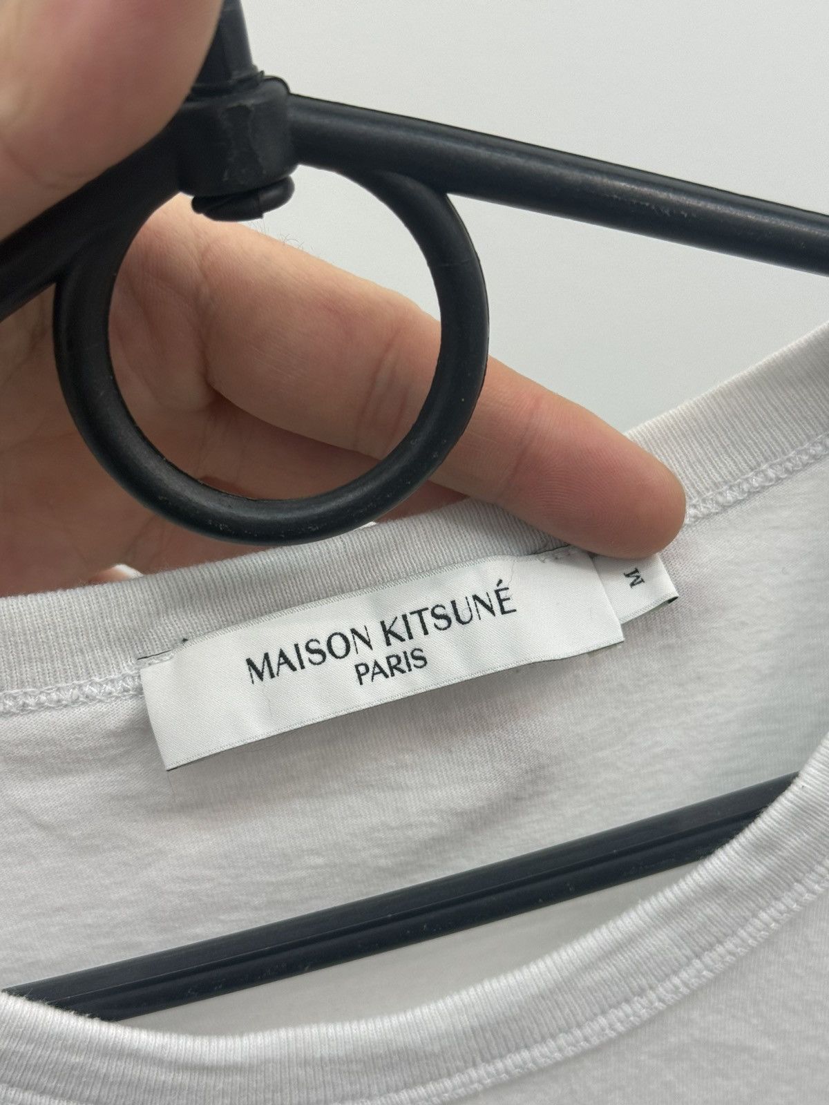 Maison Kitsune Maison Kitsune Fox Logo Embroidered Pocket Tee T-shirt Size US M / EU 48-50 / 2 - 3 Thumbnail