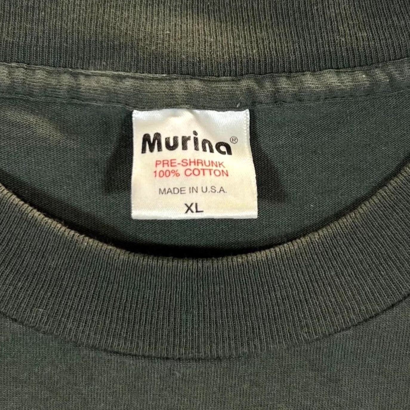 Vintage VINTAGE Murina Jackson Browne "Looking East Europe Tour 1996" Single Stitch T-Shirt XL Green Men US Made MURINA Shirt XL Mens 90s Tour Georgia Size US XL / EU 56 / 4 - 3 Thumbnail