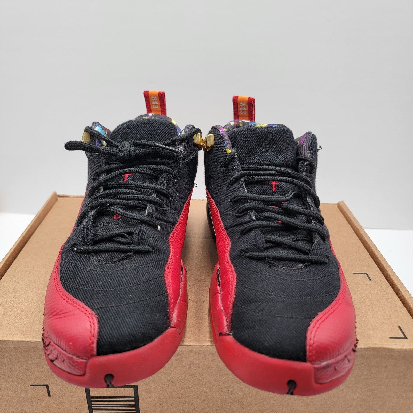 Nike Air Jordan 12 Low SE GS 'Super Bowl' Sz 6Y/7.5W DH9695-001 Size US 6 / IT 36 - 3 Thumbnail