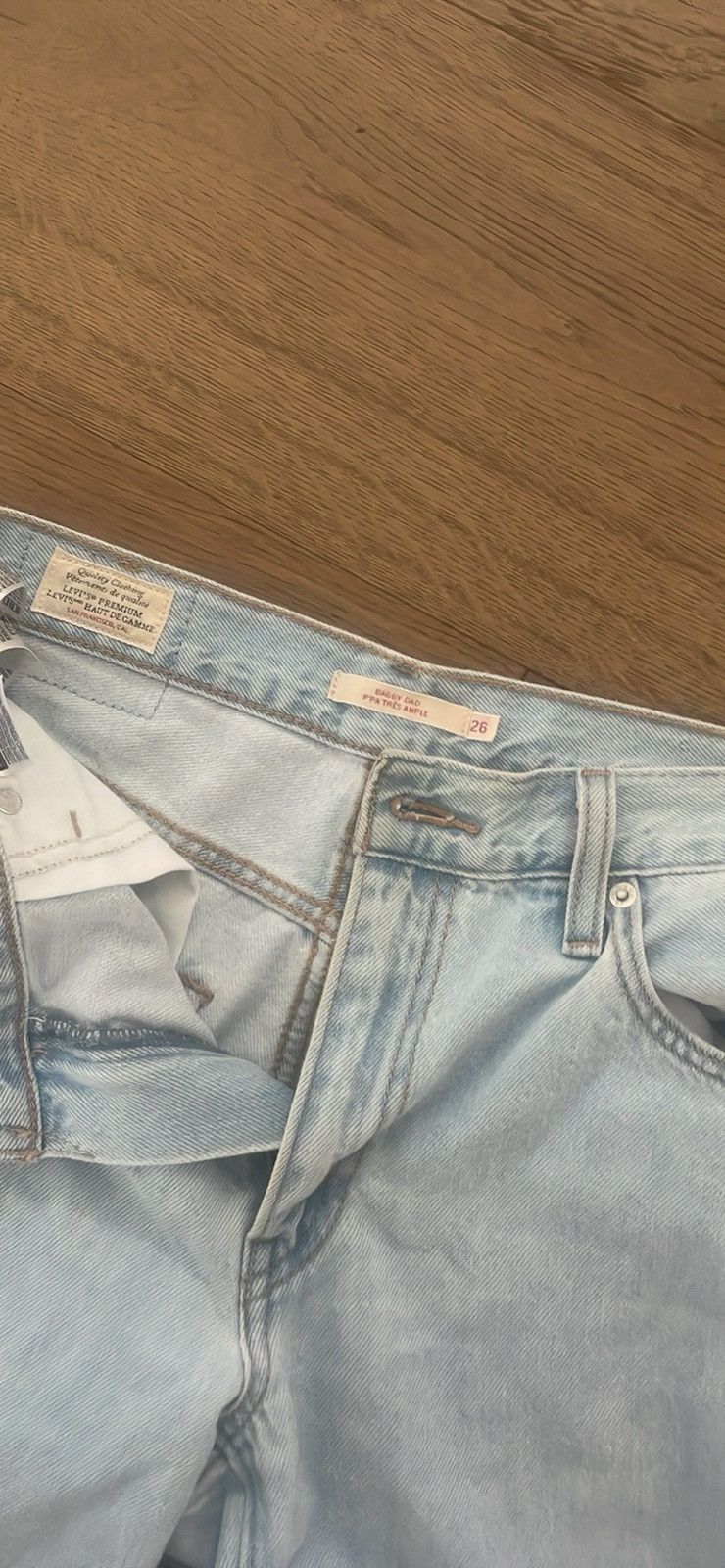 Levi's Levis baggy dad jeans womans Size 26" / US 2 / IT 38 - 3 Thumbnail