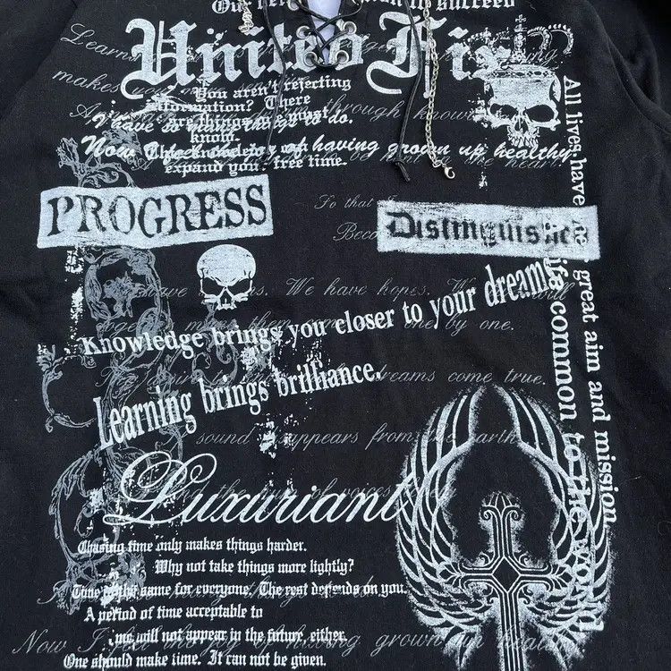 KMRii Y2K Beaumont Carr Poem Punk Ifsixwasnine Long Sleeve Size US L / EU 52-54 / 3 - 4 Thumbnail