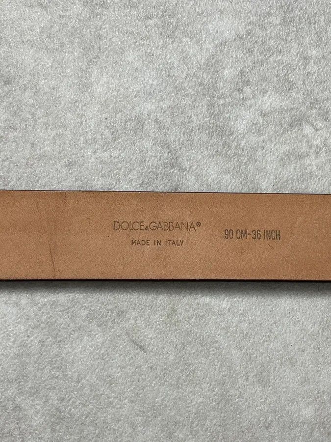 Dolce & Gabbana 2000s Dolce & Gabbana Hybrid Brown Leopard Leather Belt Size ONE SIZE - 6 Thumbnail