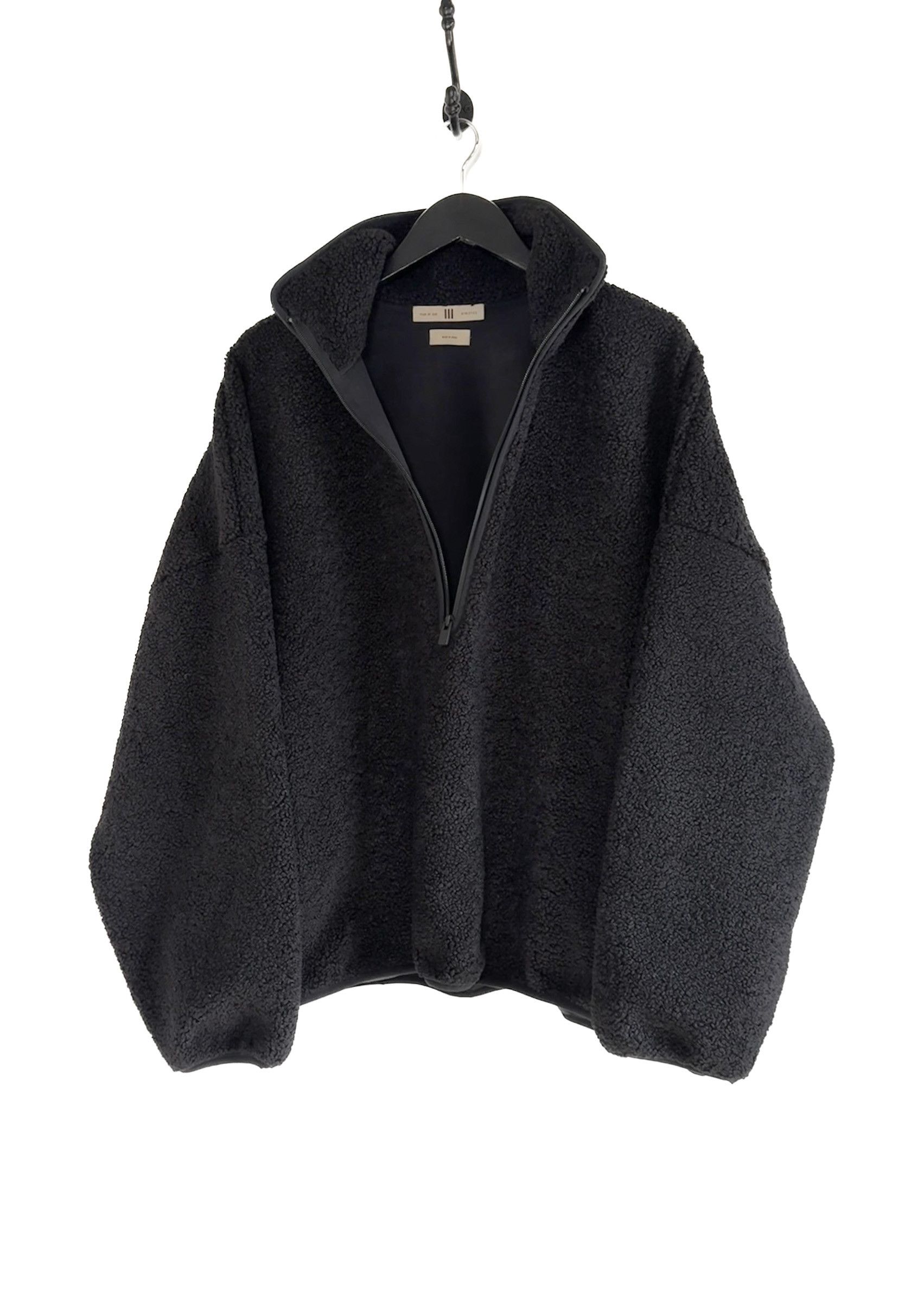 Fear of God Fear Of God Athletics Black Half Zip Polar Fleece Sweater Size US M / EU 48-50 / 2 - 4 Thumbnail