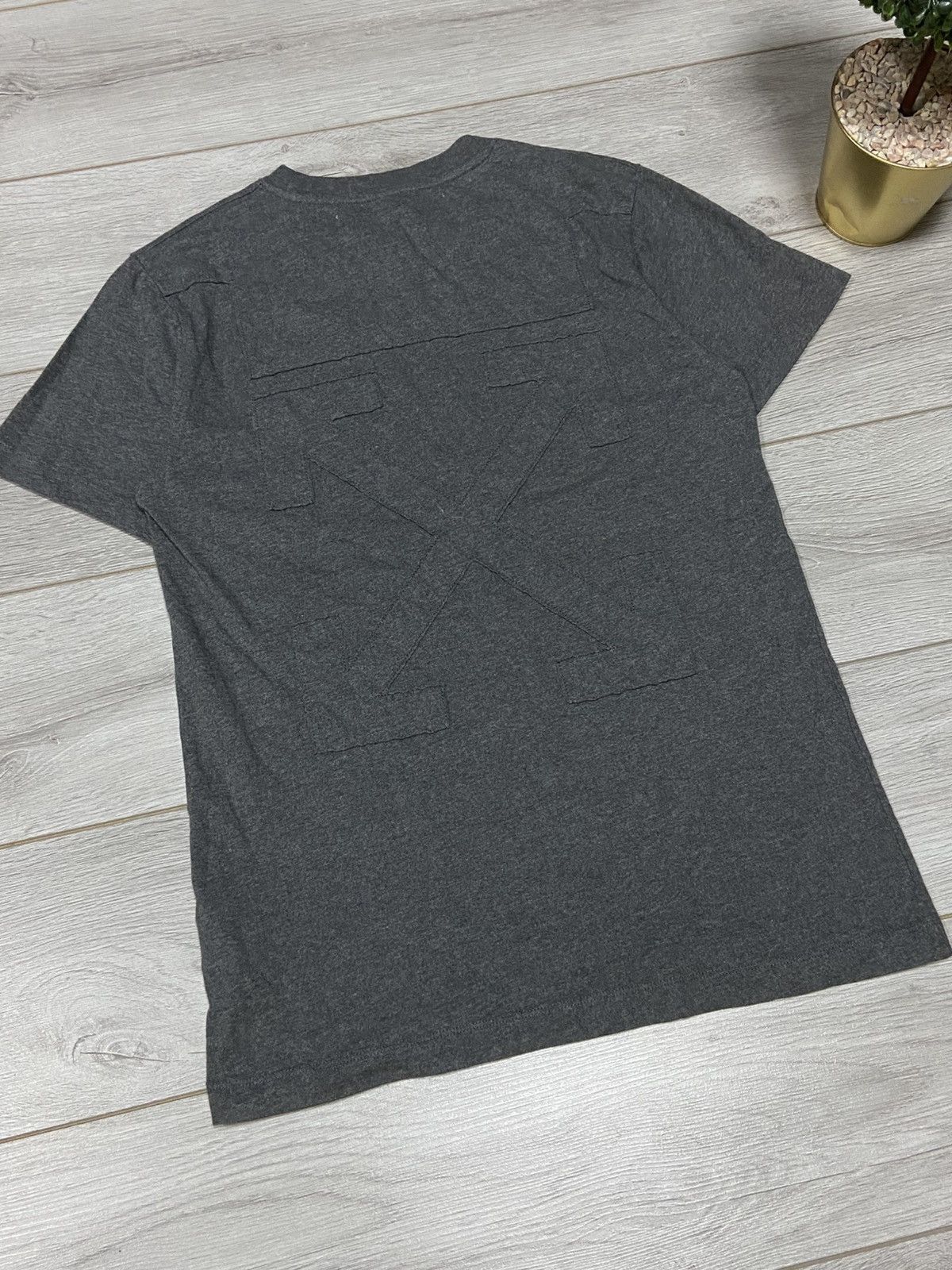 Off-White Off White 2013 cut out arrow vintage big logo t-shirt Size US M / EU 48-50 / 2 - 1 Thumbnail