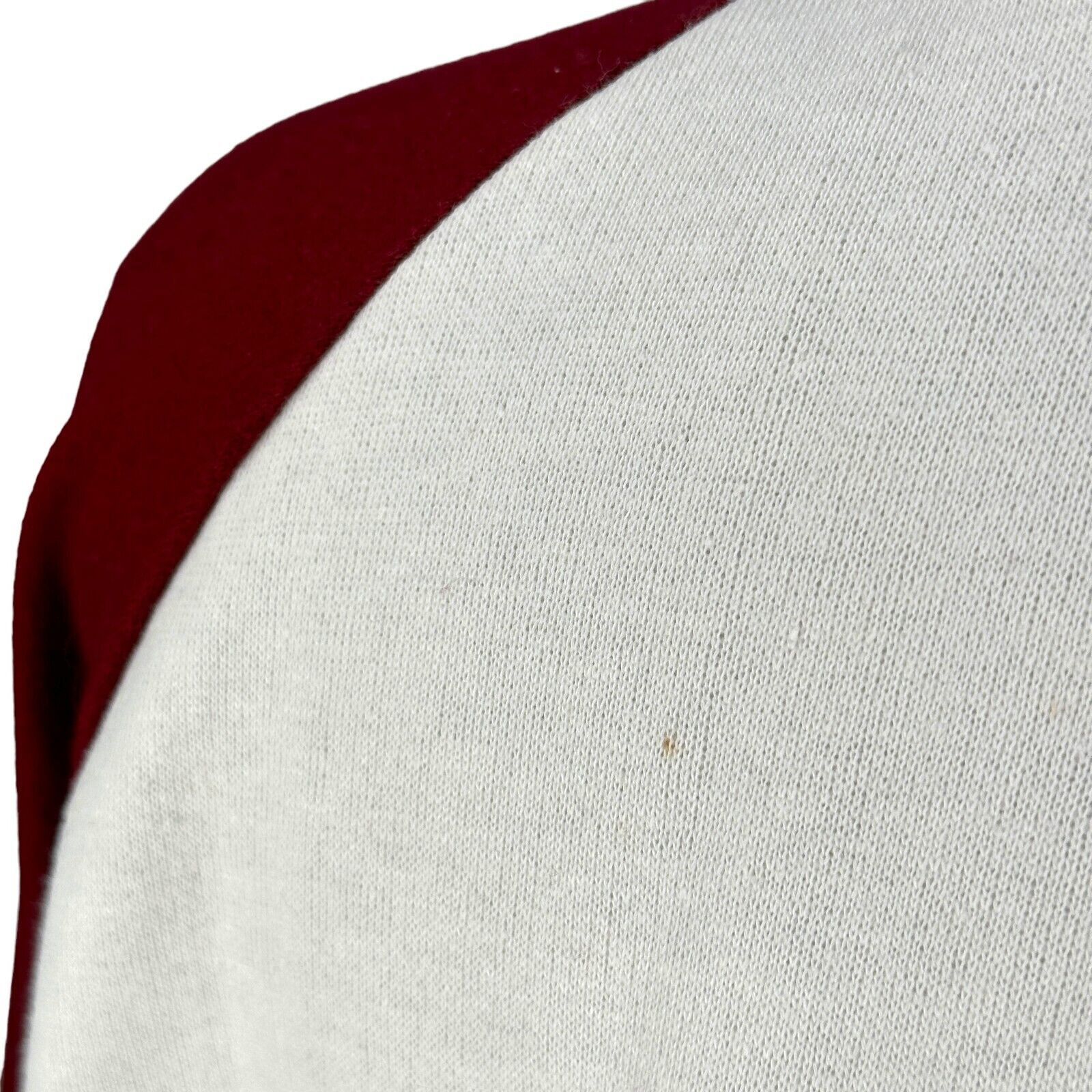 The Unbranded Brand Campus Sports Sweatshirt Men's XL White Burgundy Long Sleeve Size US XL / EU 56 / 4 - 11 Thumbnail