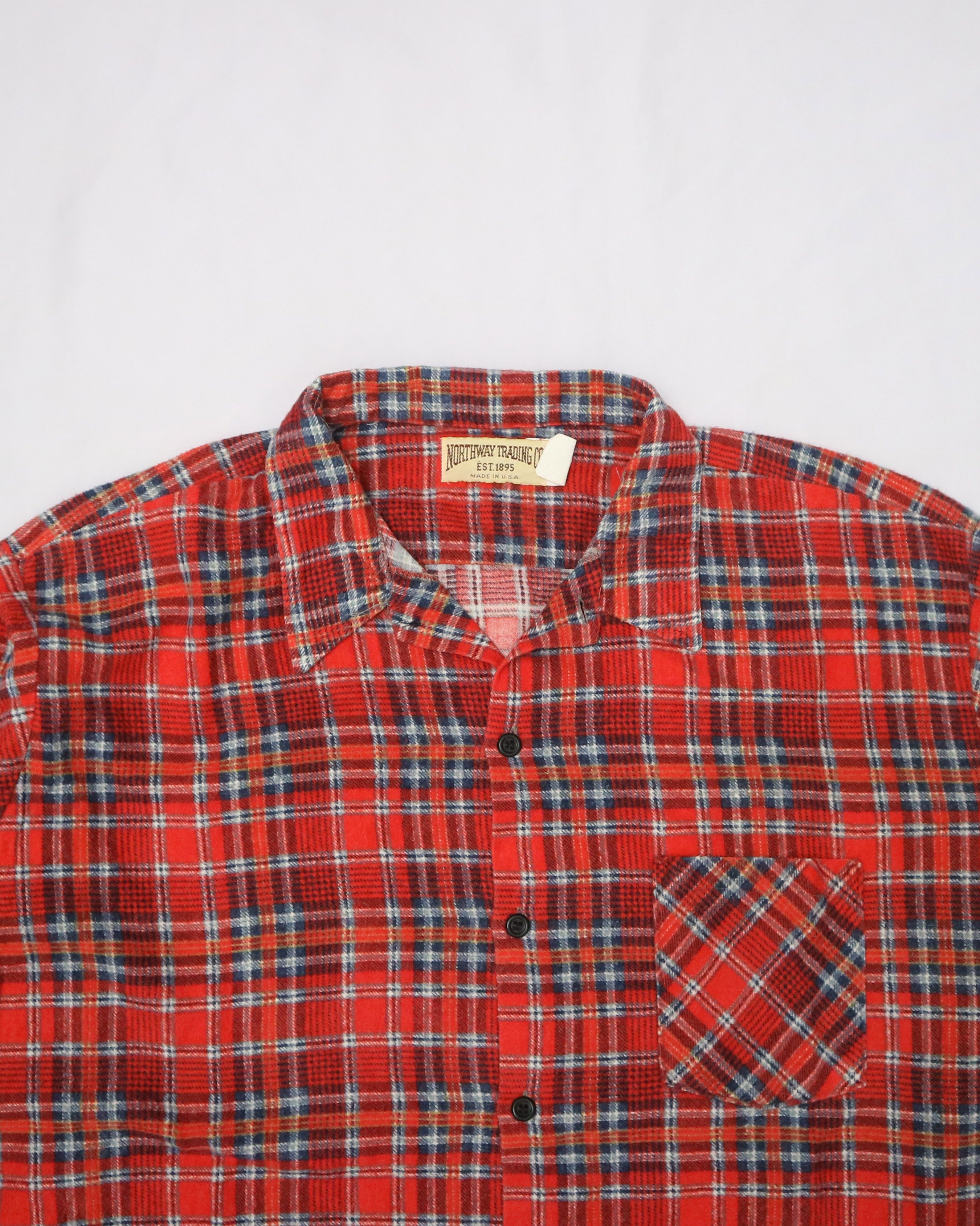 Vintage NORTHWAY TRADING flannel shirt Size US XL / EU 56 / 4 - 2 Thumbnail