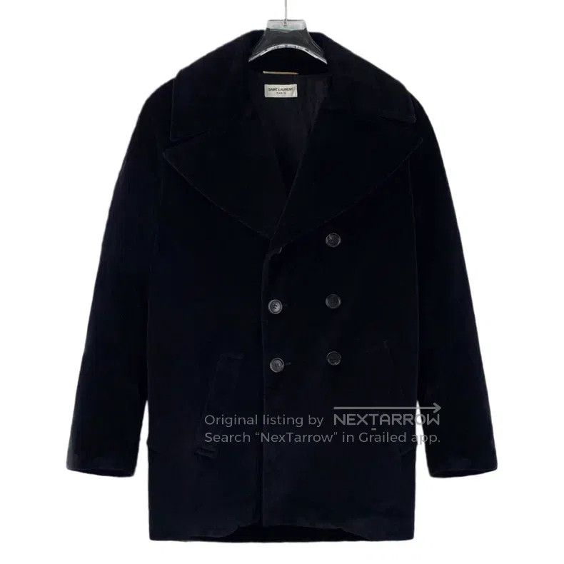 Saint Laurent Paris Saint Laurent Paris universal size Black Logo Diamond Encru Size US M / EU 48-50 / 2 - 1 Thumbnail