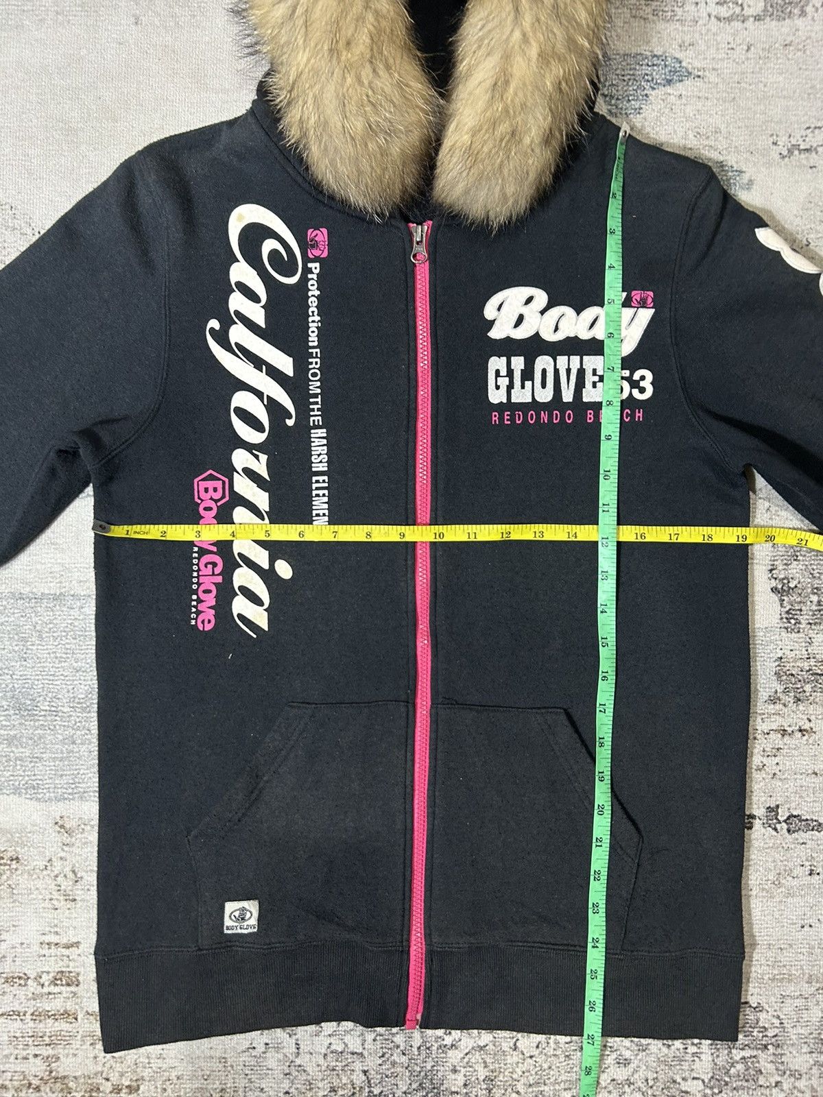 20471120 Body Glove Poem Zip Fur Hoodie lgb style Size US L / EU 52-54 / 3 - 8 Thumbnail