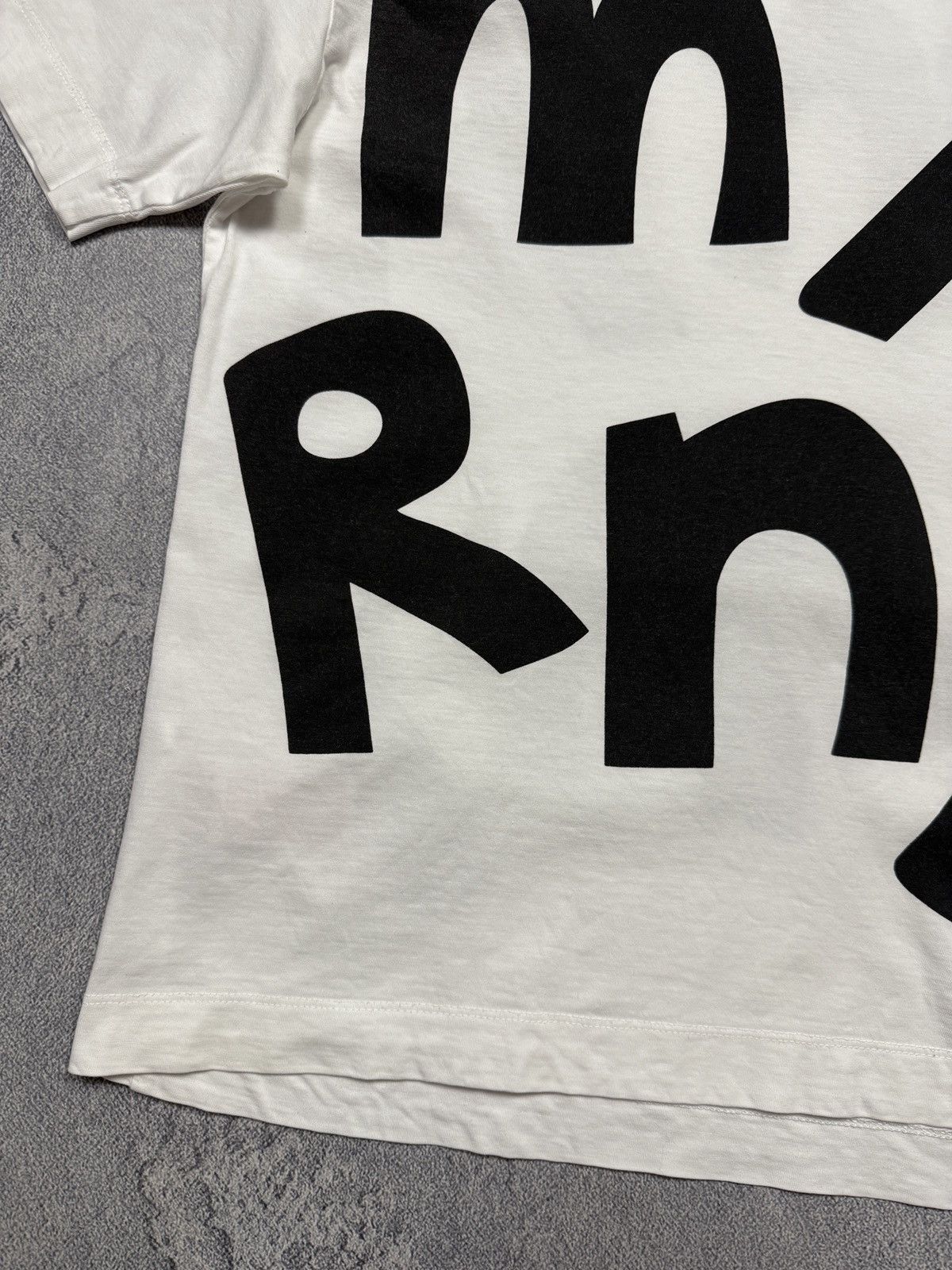 Marni MARNI Big Overlogo Crazy White Tee Size US S / EU 44-46 / 1 - 4 Thumbnail