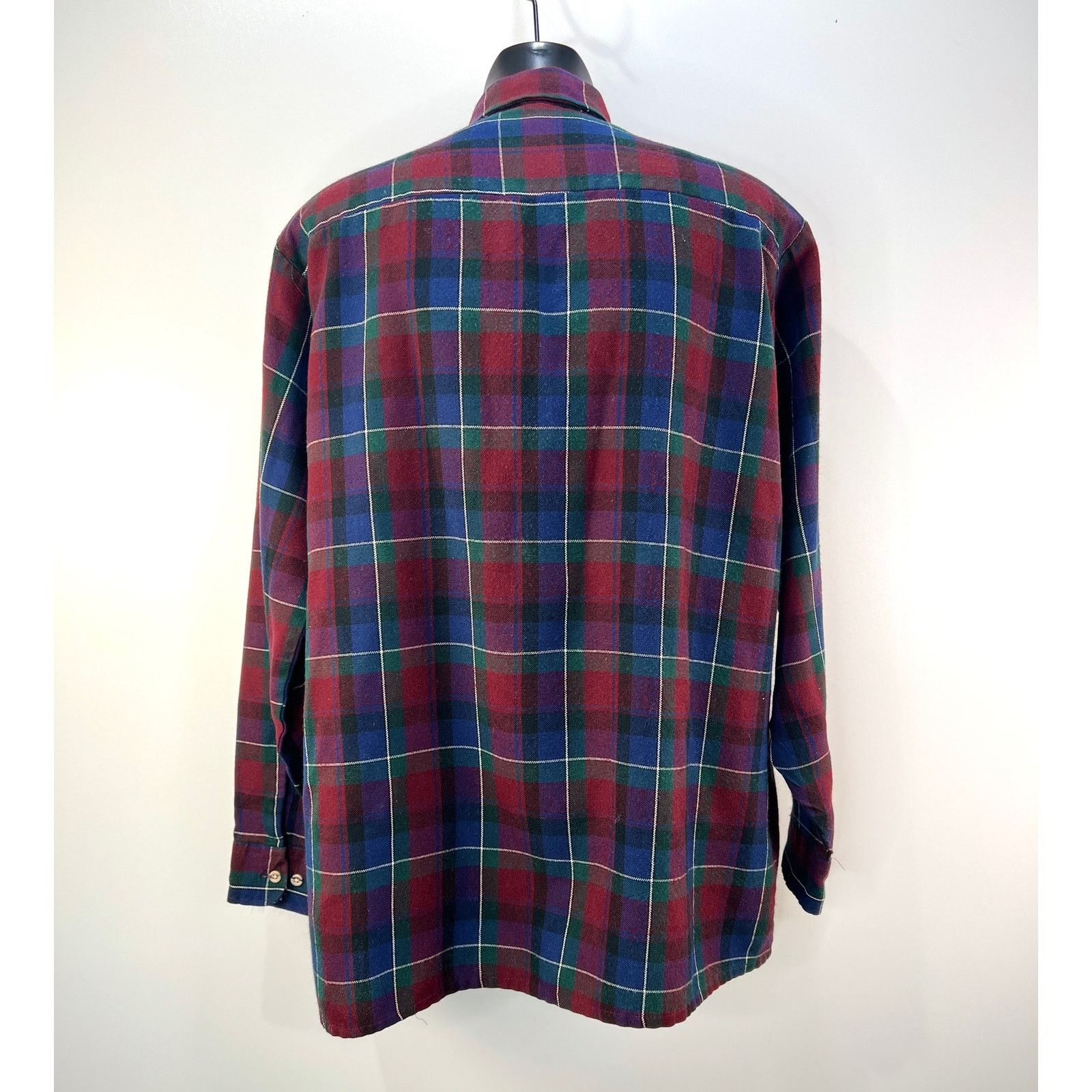 Vintage Vintage Van Heusen Winterweights Acrylic Flannel Shirt Size US L / EU 52-54 / 3 - 7 Thumbnail