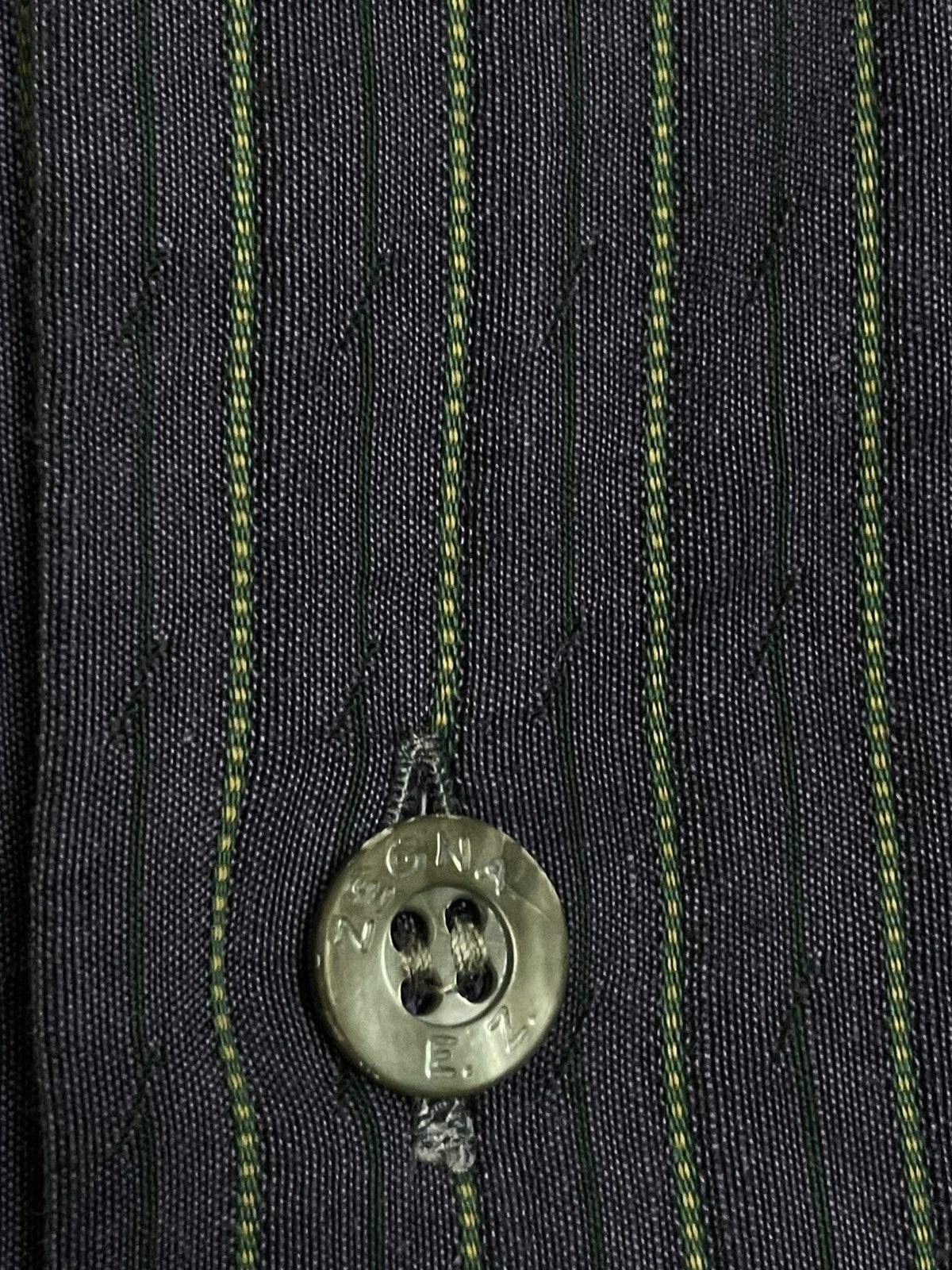Ermenegildo Zegna Vintage Ermenegildo Zegna Shirt Button Up 90’s Luxury RARE Size US L / EU 52-54 / 3 - 6 Thumbnail