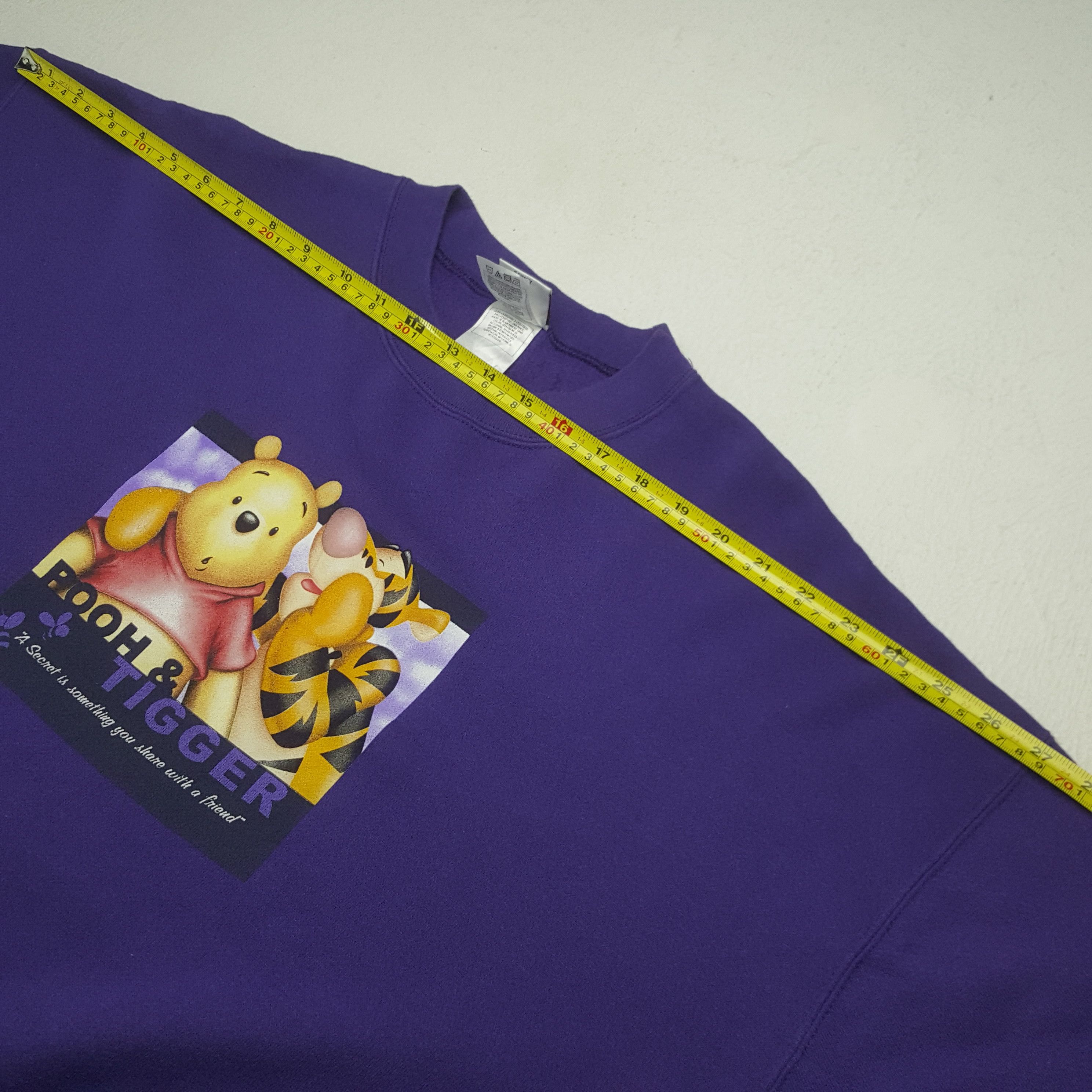 Disney Vintage The Disney Store Pooh & Tigger Sweatshirt Size US XXL / EU 58 / 5 - 6 Thumbnail